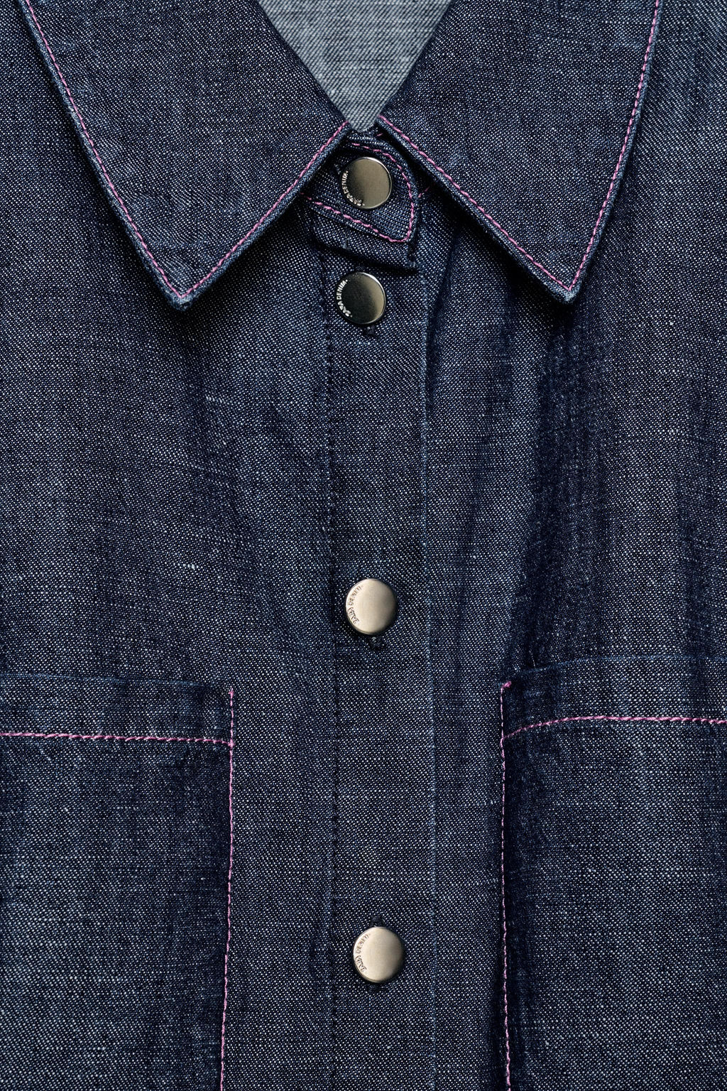 CAMISA PEPLUM HOMBRERAS CON LINO / ?ndigo - Zara фото 9