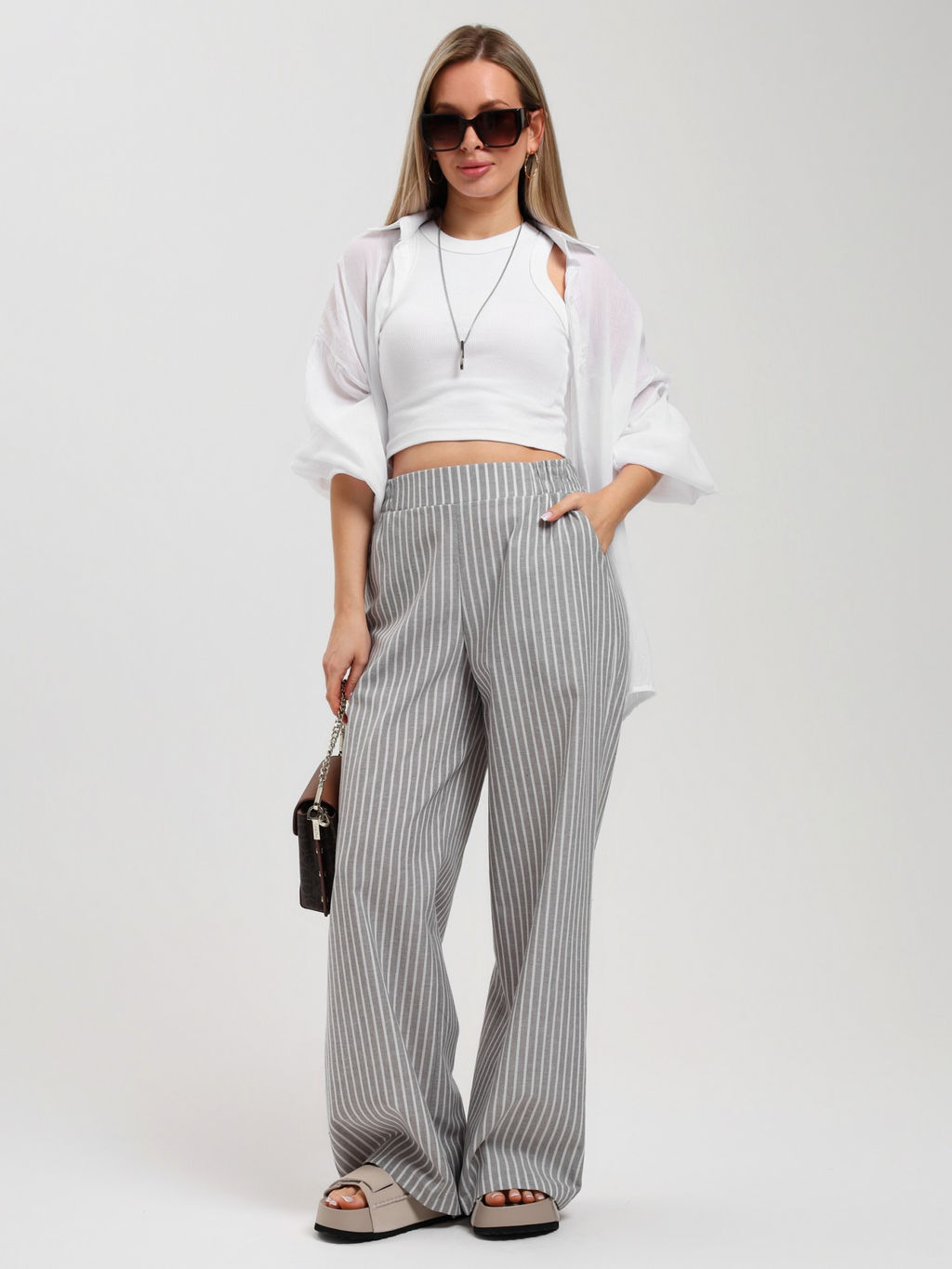 VIOTEX Брюки Летний день-2 (80% хлопок, 20% лён) - Виотекс фото 29