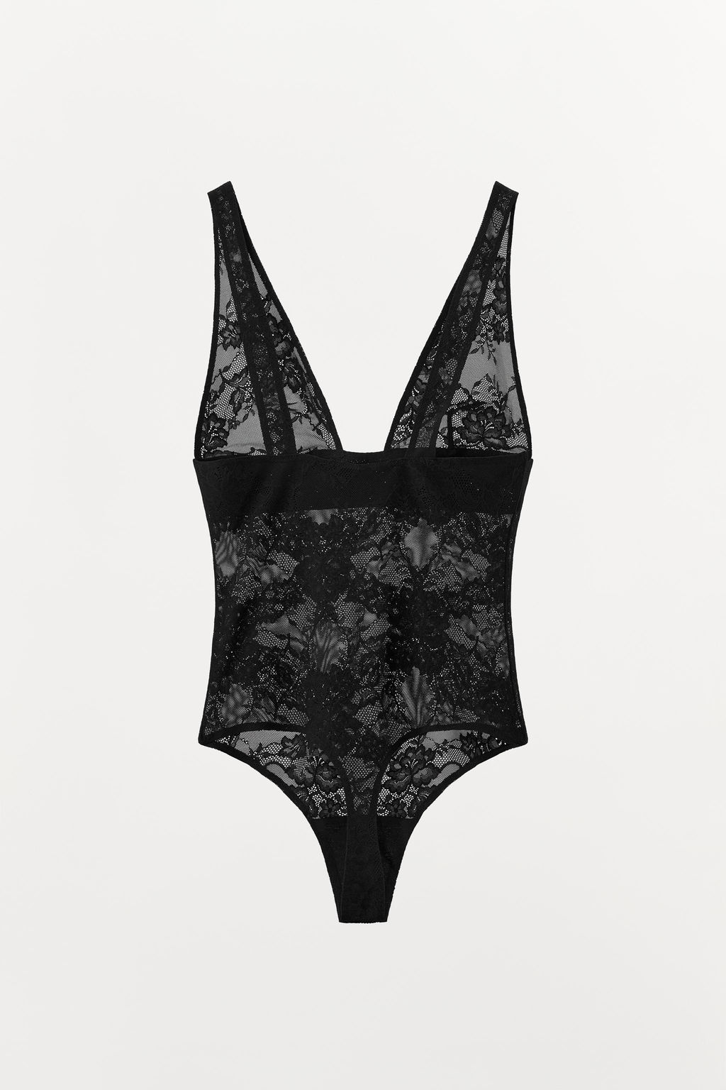 LACE POLYAMIDE BODYSUIT - Zara фото 5