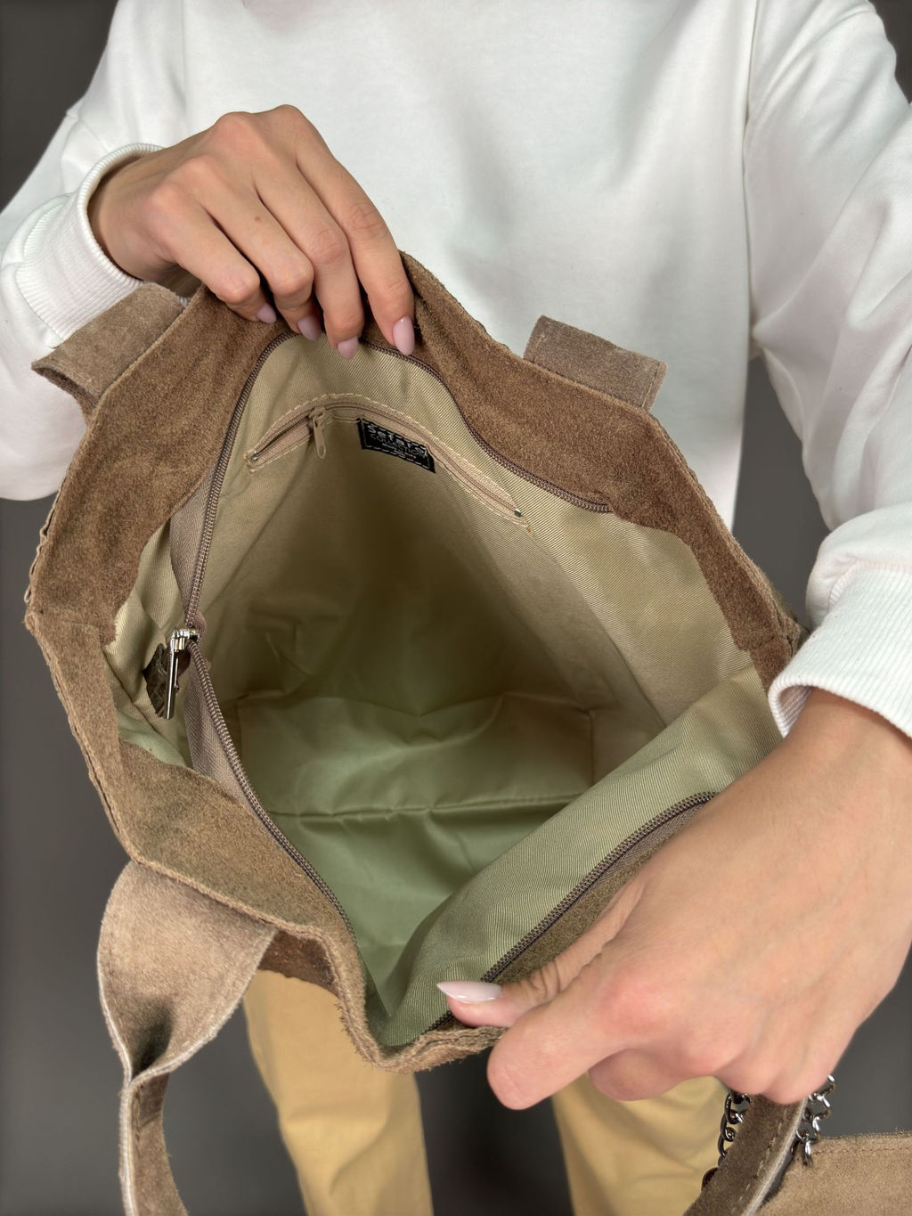 Сумка женская из телячьей кожи