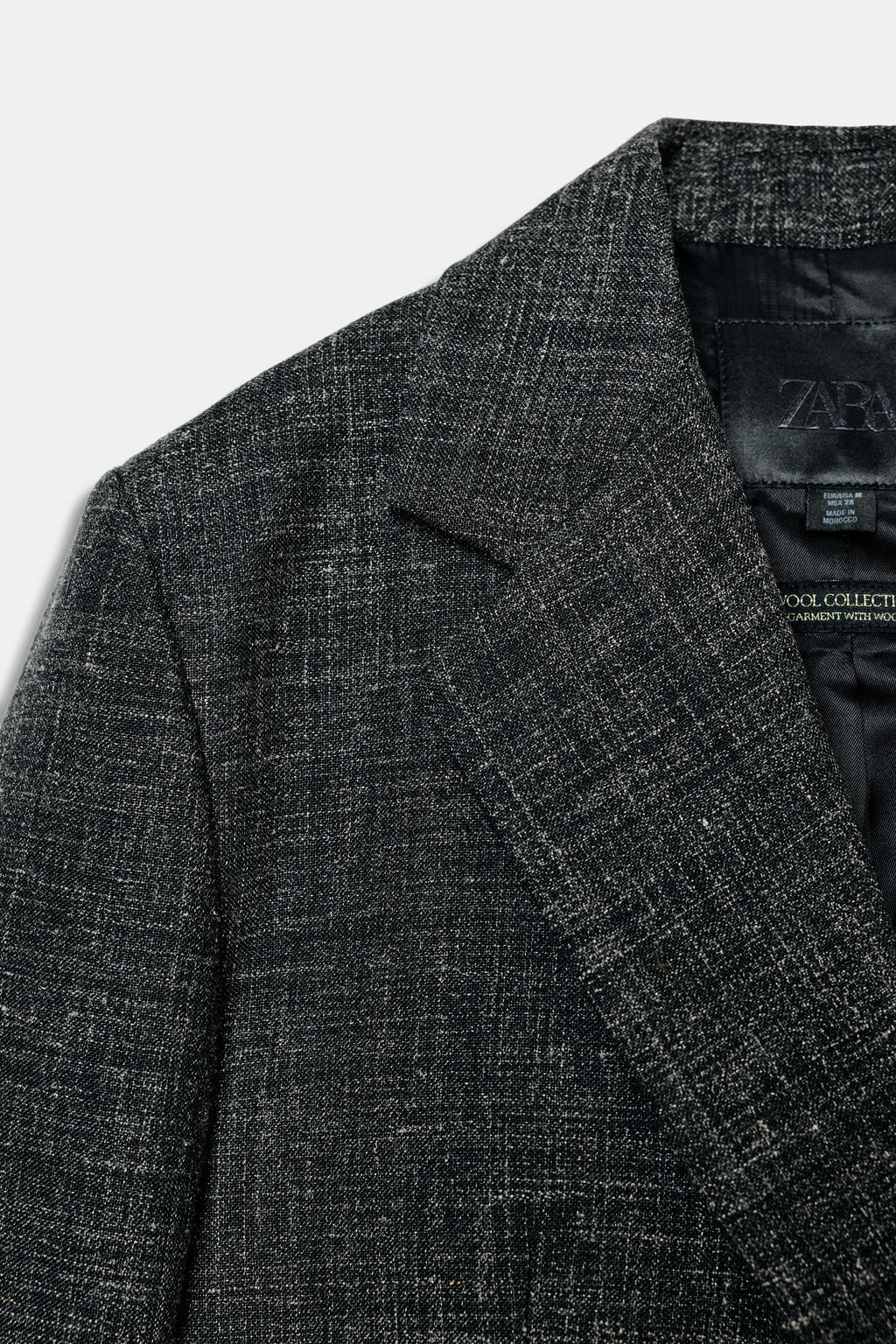ZW COLLECTION STRAIGHT WOOL BLAZER - Zara фото 5