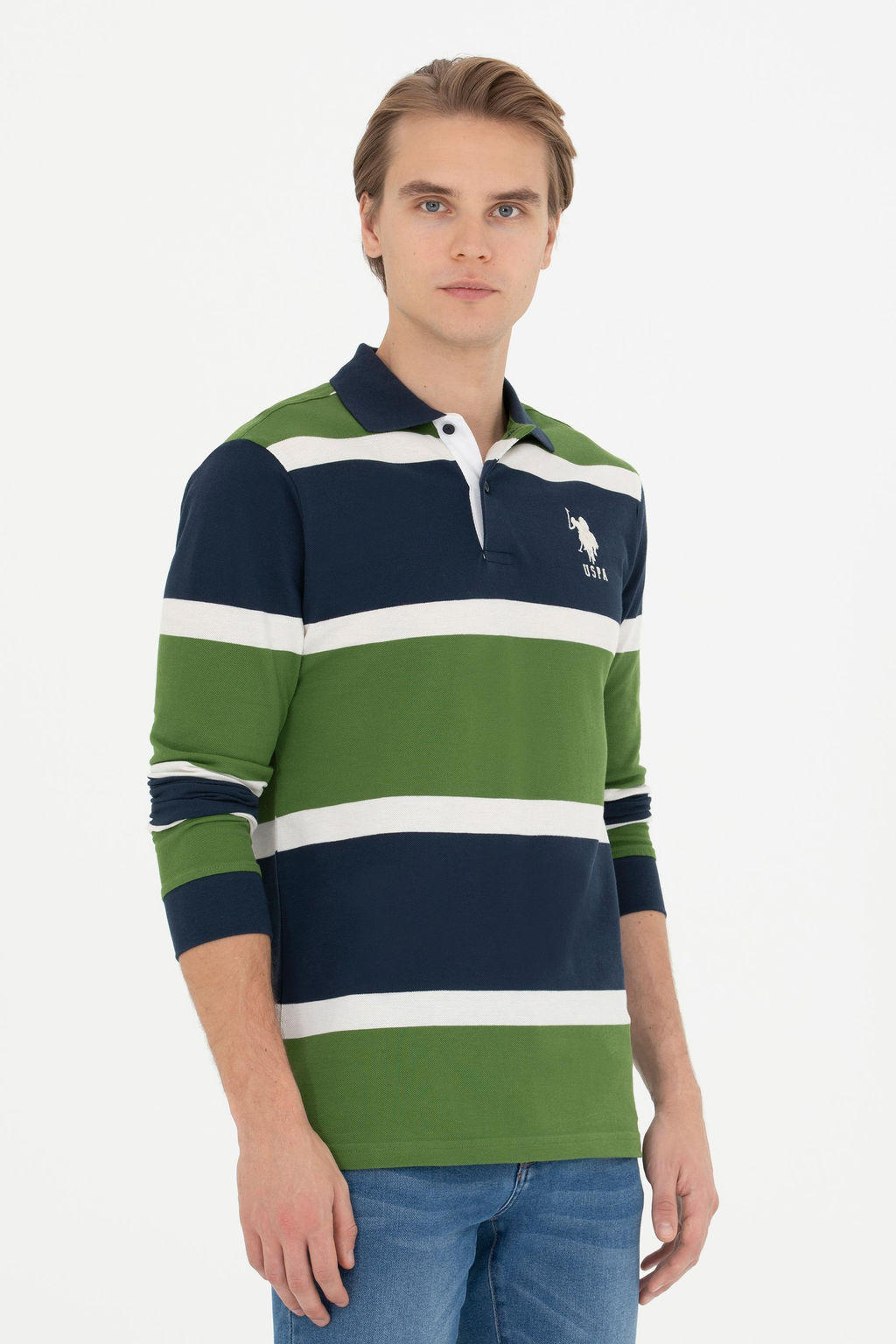 Мужской зеленый свитшот Неожиданная скидка в корзине - U.s. polo assn фото 8