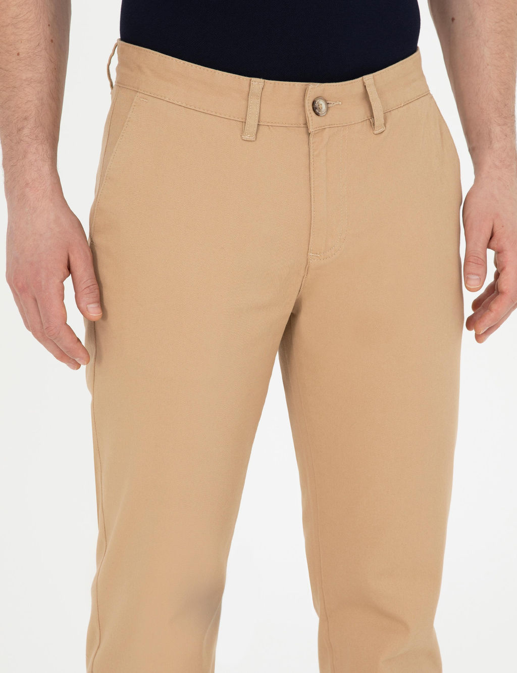 Camel Regular Fit Kanvas Pantolon - Pierre cardin фото 5