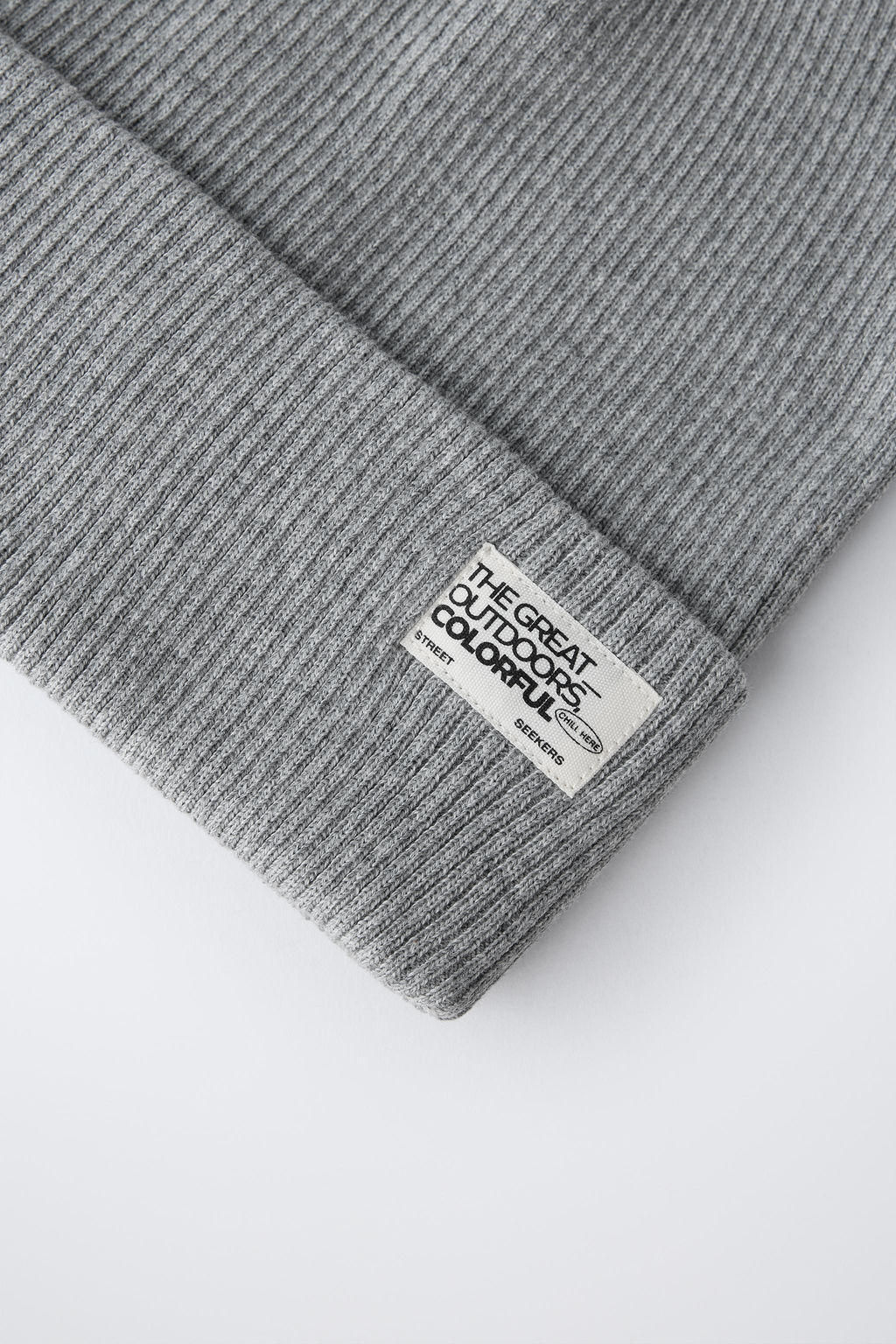 GORRO PUNTO CANAL? ETIQUETA / Gris - Zara фото 3