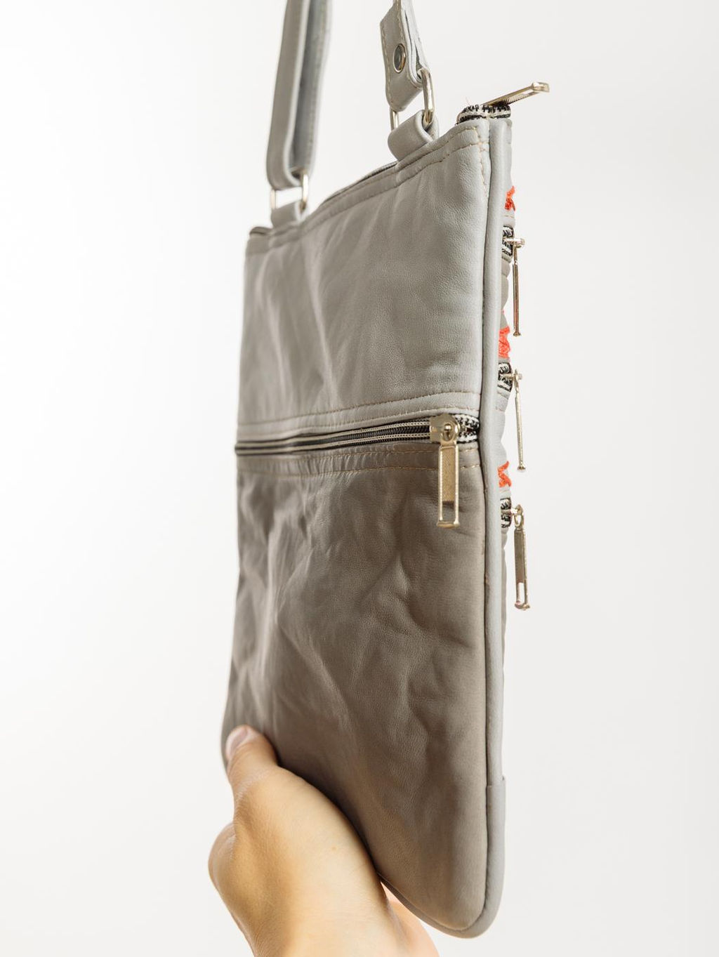 Сумка натуральная кожа через плечо №1114/17 - Ганг фото 3