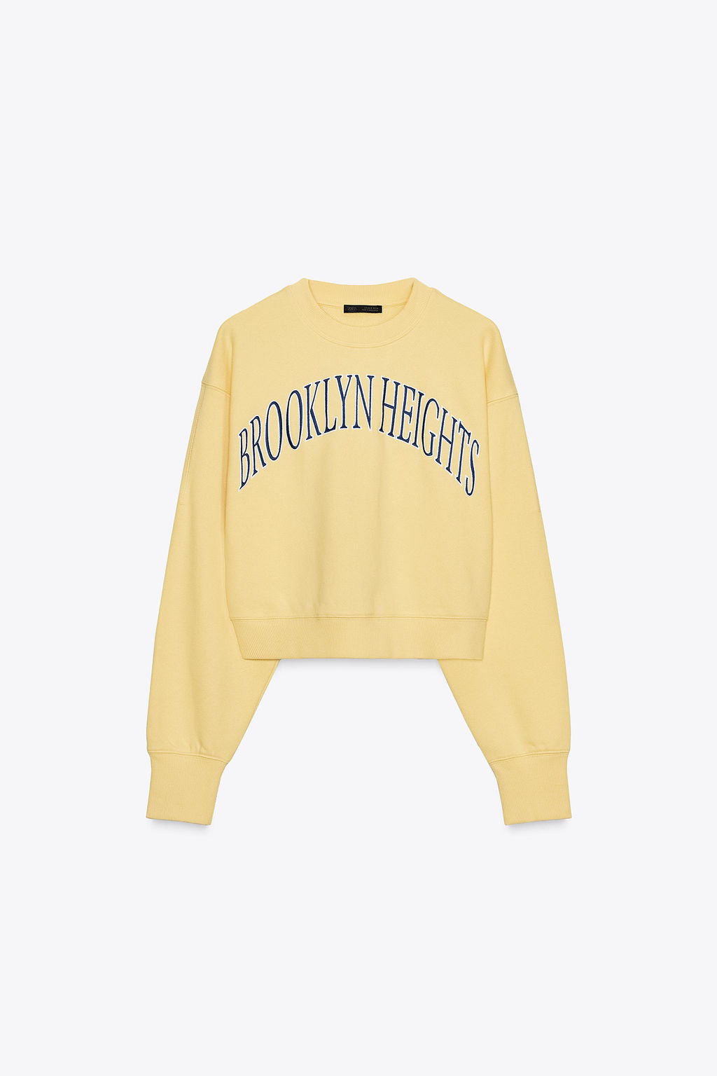 EMBROIDERED SLOGAN PLUSH SWEATSHIRT - Zara фото 20