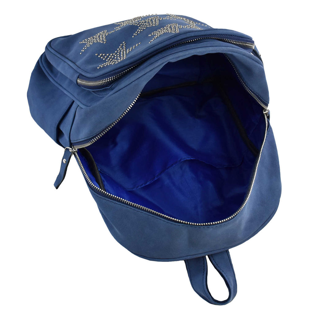 Рюкзак арт.48371 СИНИЙ С ЗАКЛЁПКАМИ ЗВЁЗДАМИ - Феникс+ фото 4