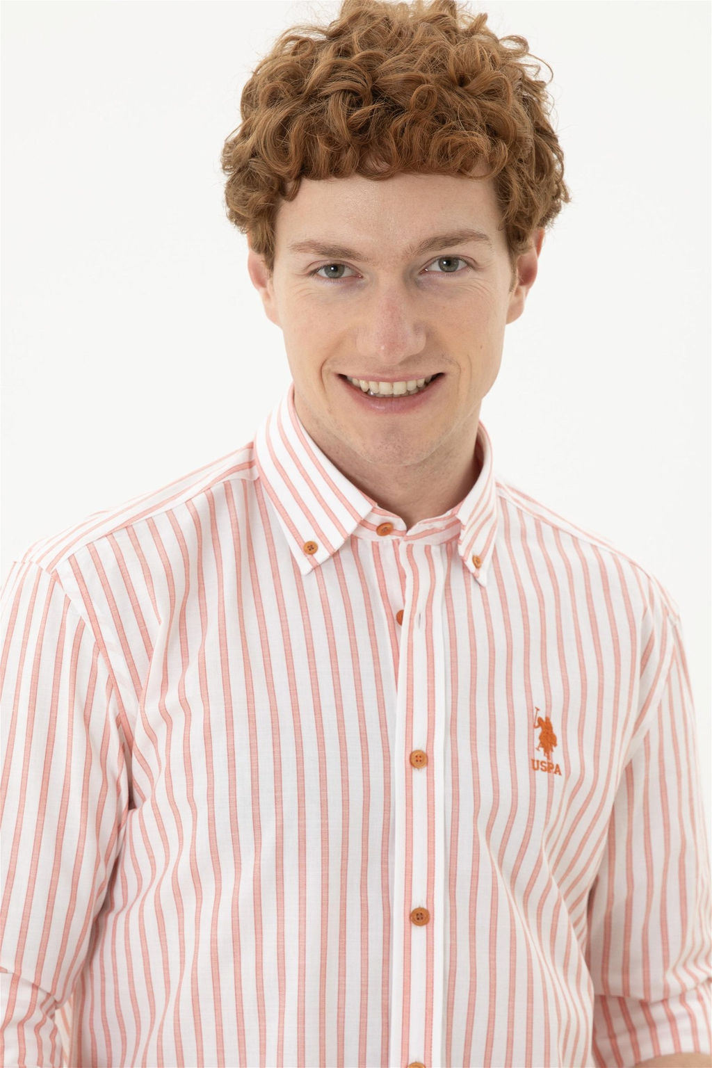 Мужская рубашка с длинным рукавом RED - U.s. polo assn фото 2