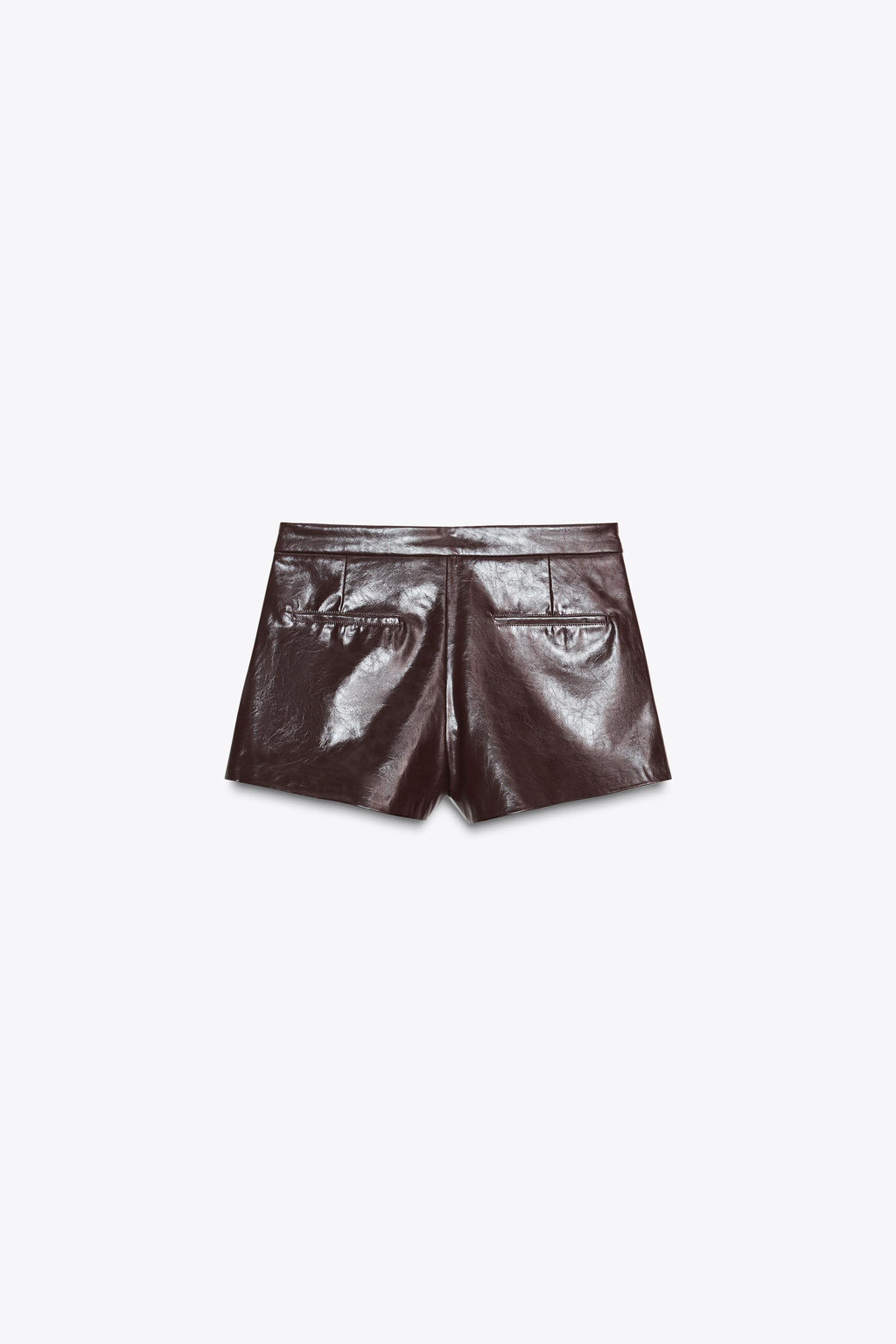 FAUX LEATHER SHORTS - Zara фото 7