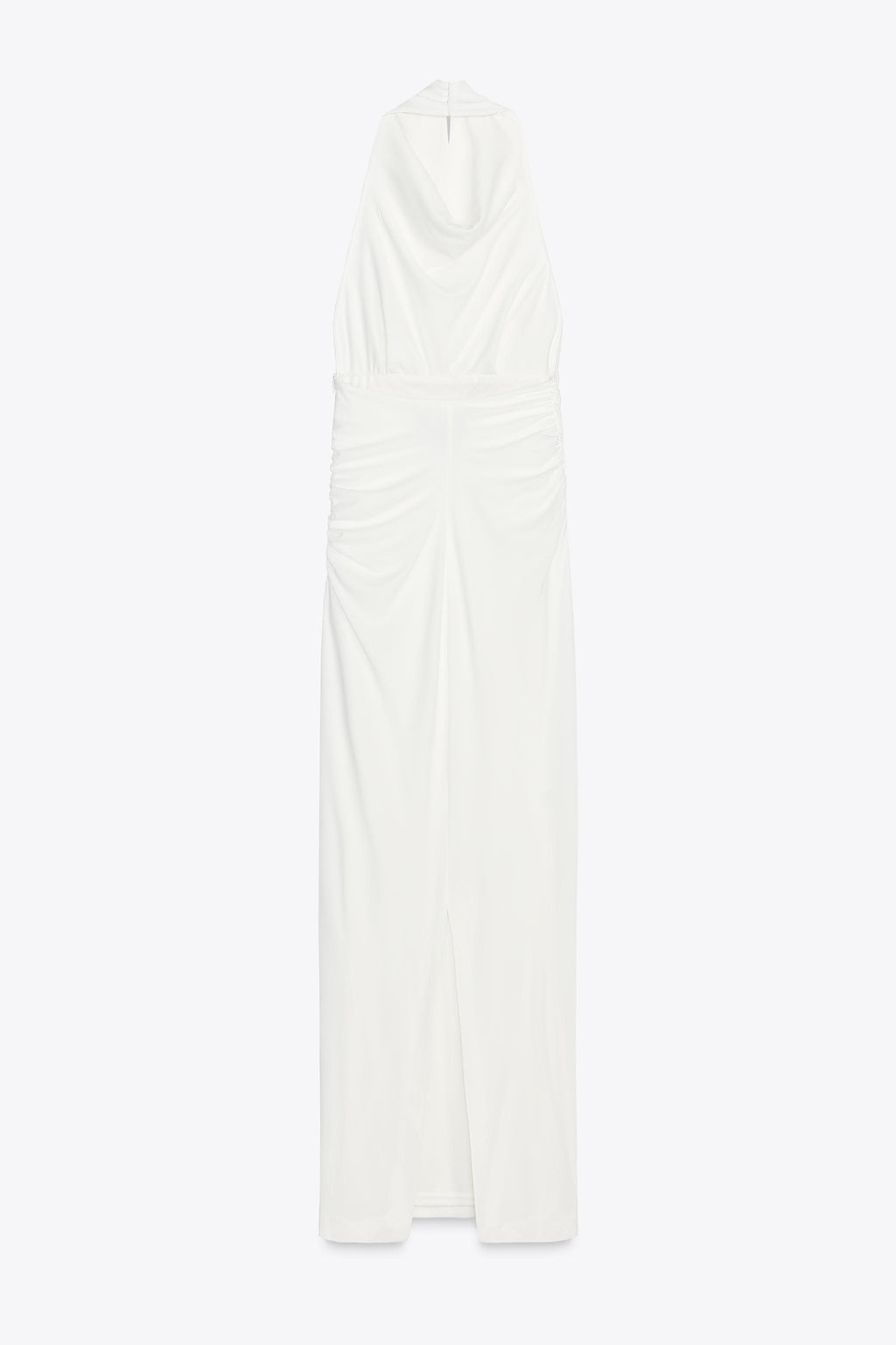 LONG HALTER DRESS WITH OPEN BACK - Zara фото 35