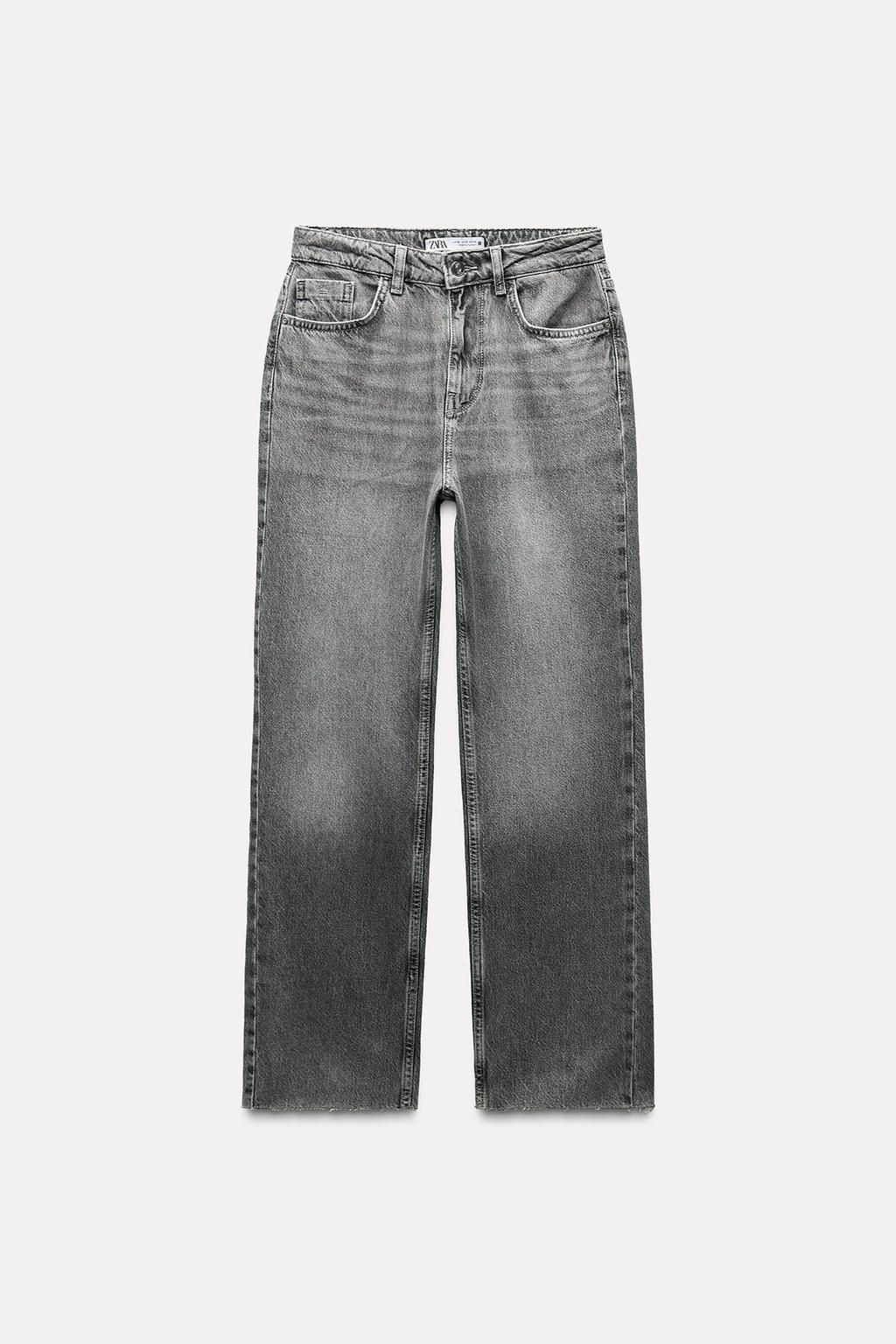 Z1975 HIGH-WAIST STRAIGHT-LEG DENIM JEANS - Zara фото 8