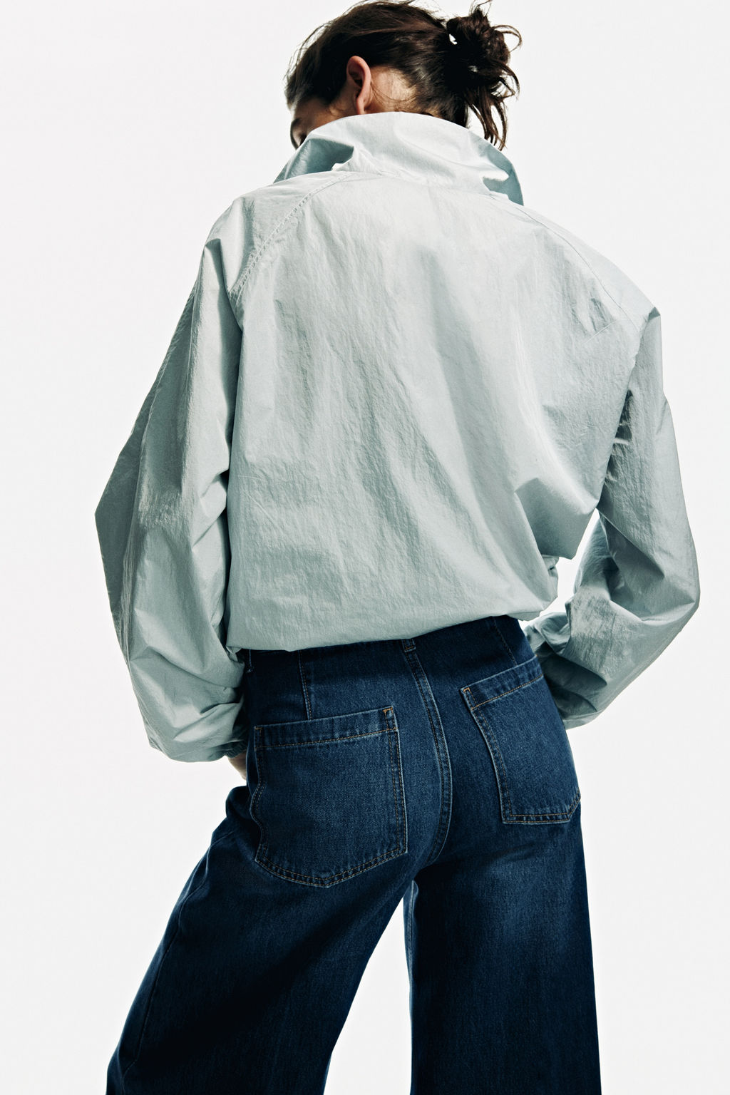 Super Wide High Waist Jeans - H&m фото 3