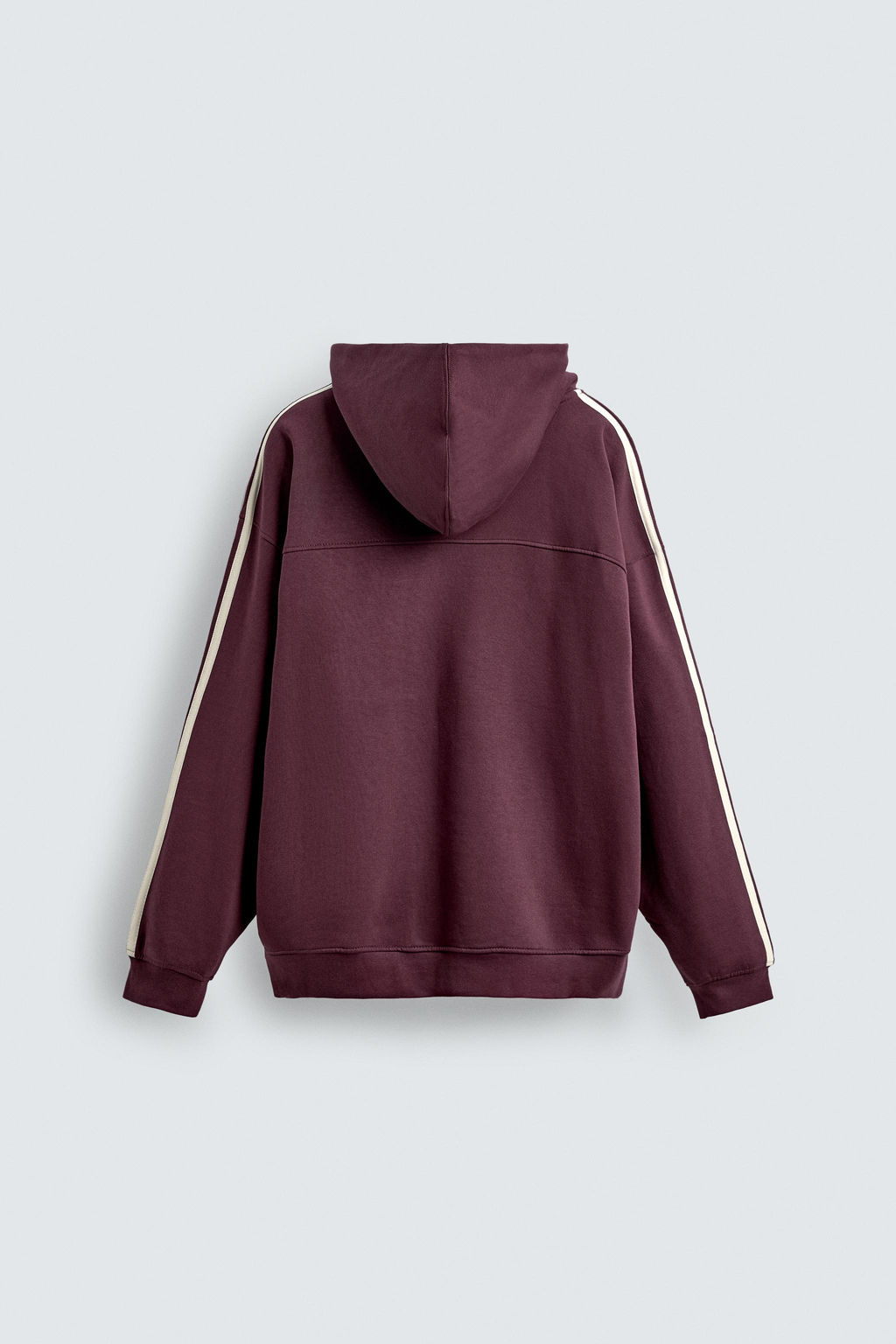 CONTRAST STRIPE PATCH HOODIE - Zara фото 8
