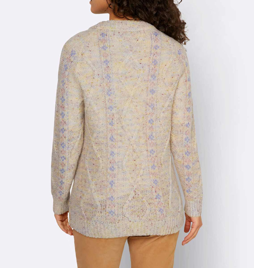 Кардиган, шампань-голубой - Linea tesini фото 4