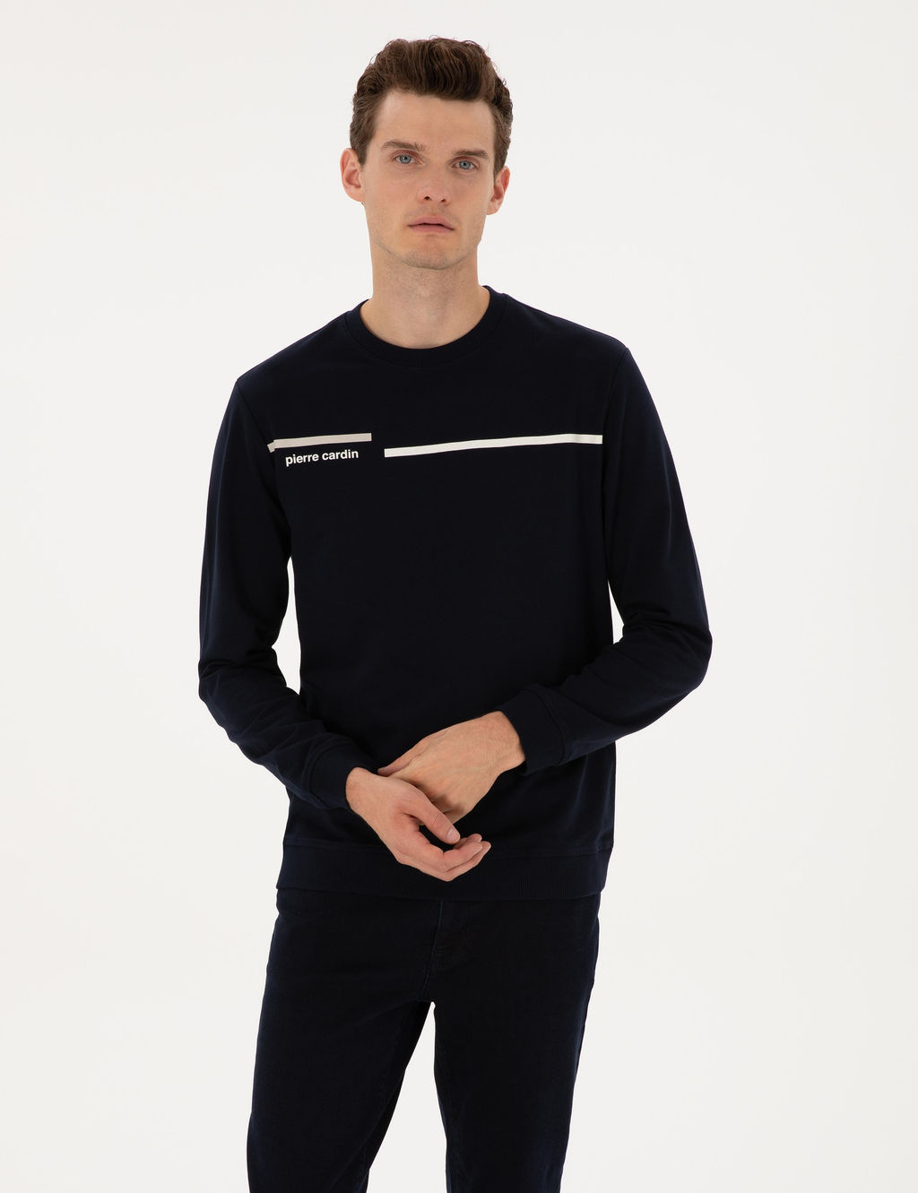 Lacivert Regular Fit Sweatshirt - Pierre cardin фото 3