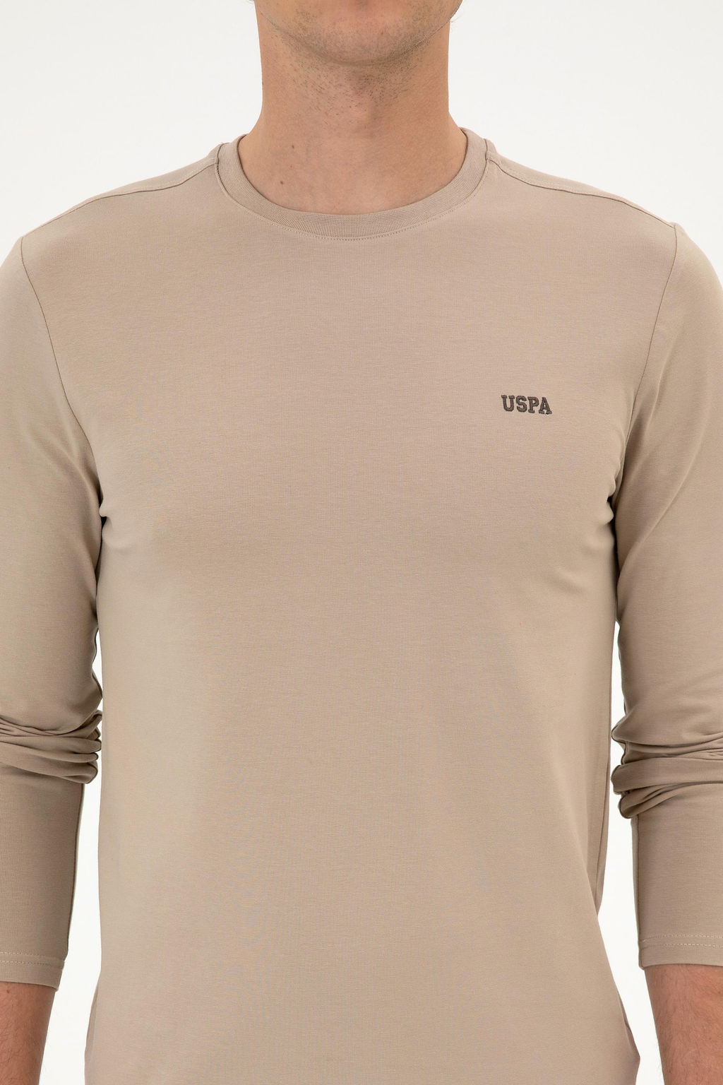 Erkek Koyu Bej Basic Sweatshirt Sepette S_rpriz _ndirim - U.s. polo assn фото 6