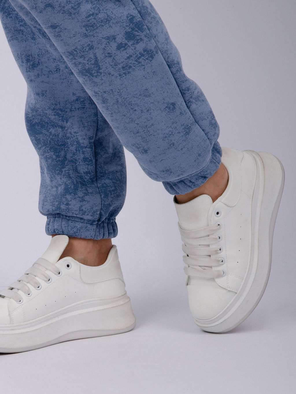 Джоггеры Мистерия 5, футер 3-х нитка начес - Малина фото 57