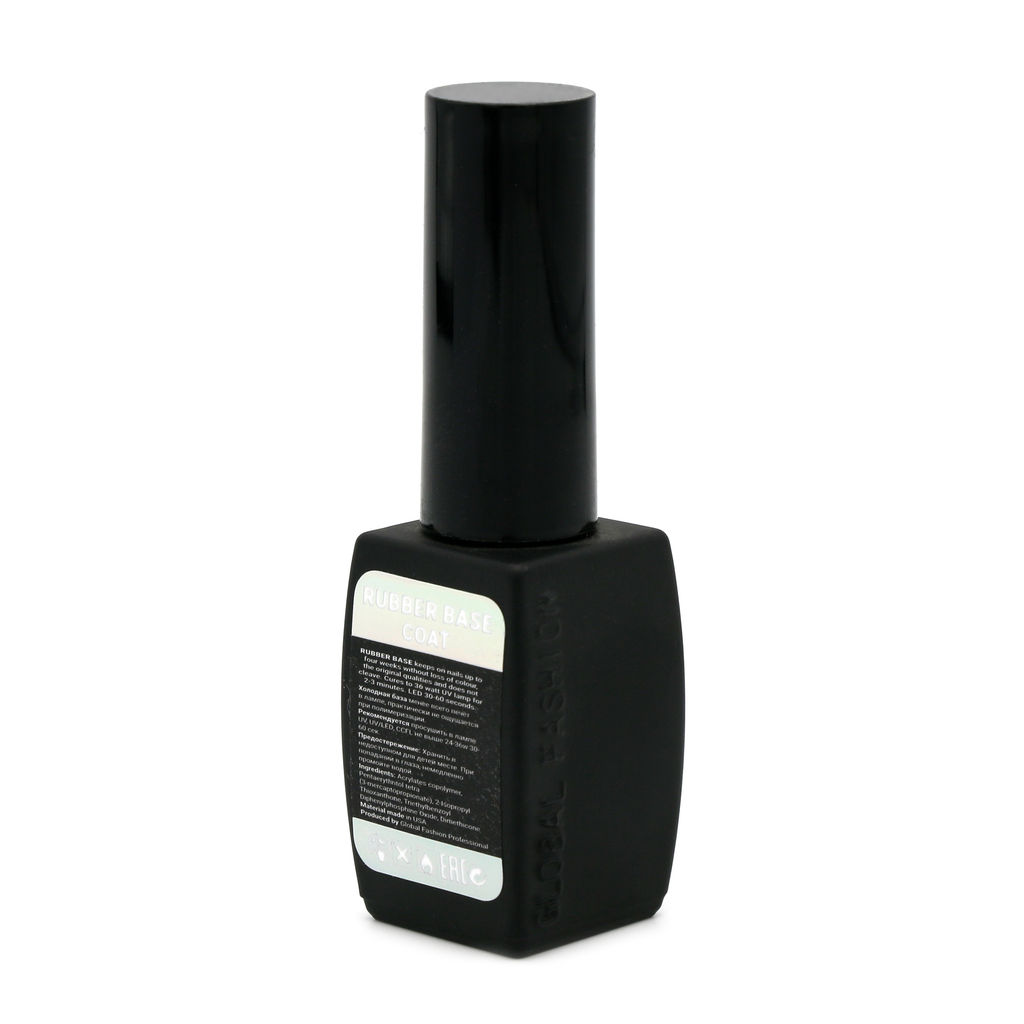 Каучуковая база для гель лака френч, Rubber Base Coat French, 8 мл., Global Fashion 10  фото 6