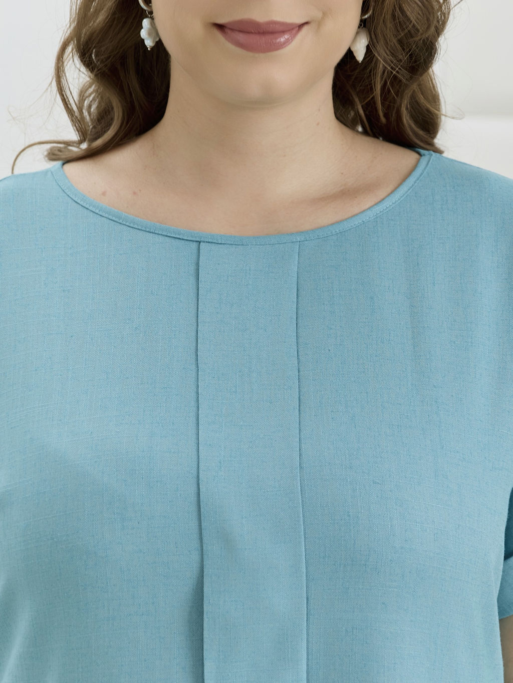 Платье Скарлет из вискозы со льном - Виотекс фото 3