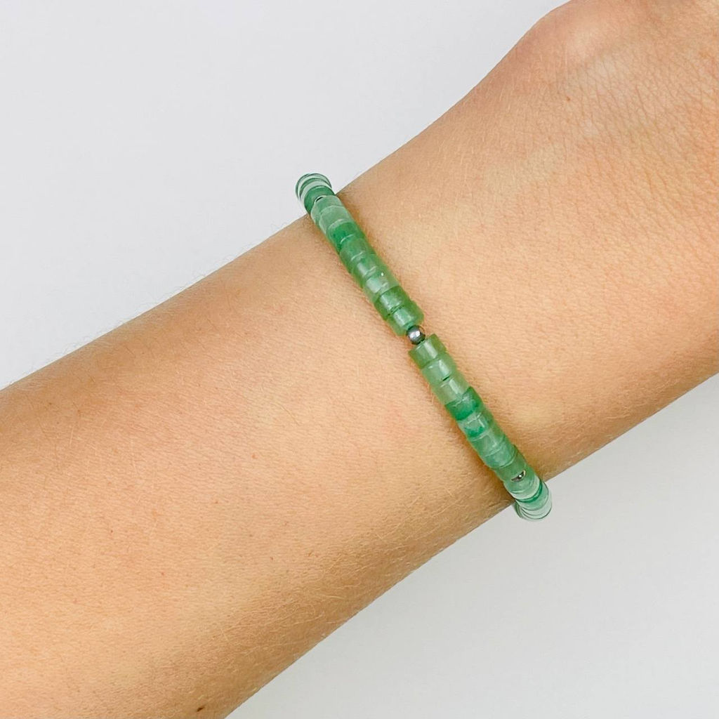 Браслет из зеленого Авантюрина - Радуга самоцветов фото 2