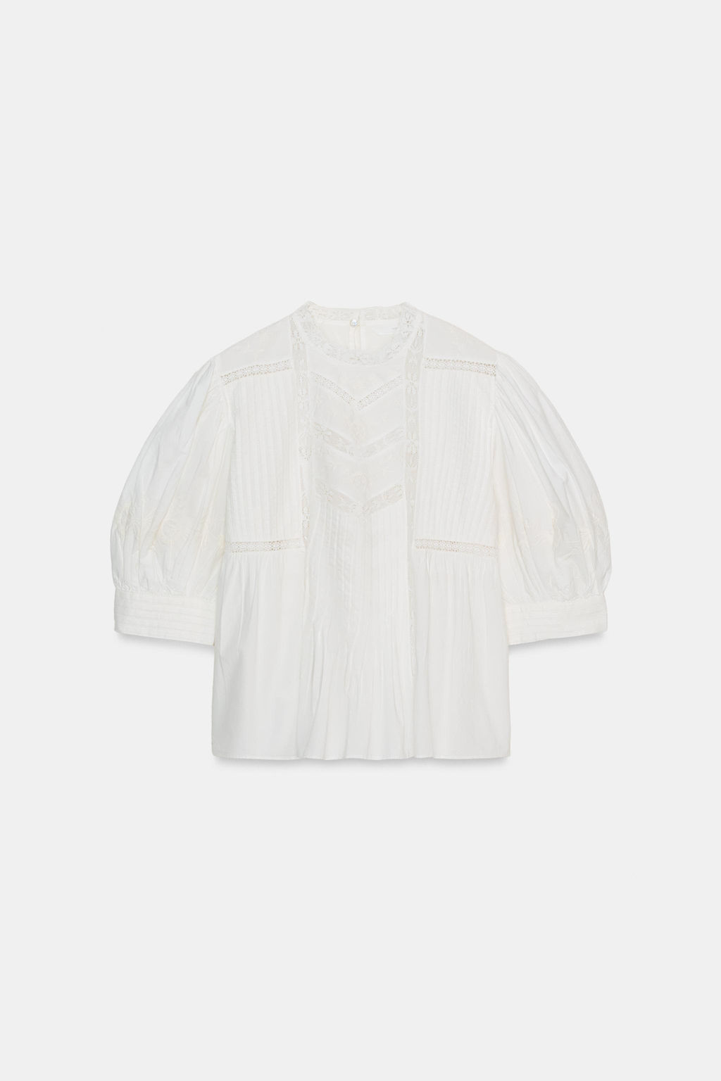ZW COLLECTION LACE BLOUSE - Zara фото 19