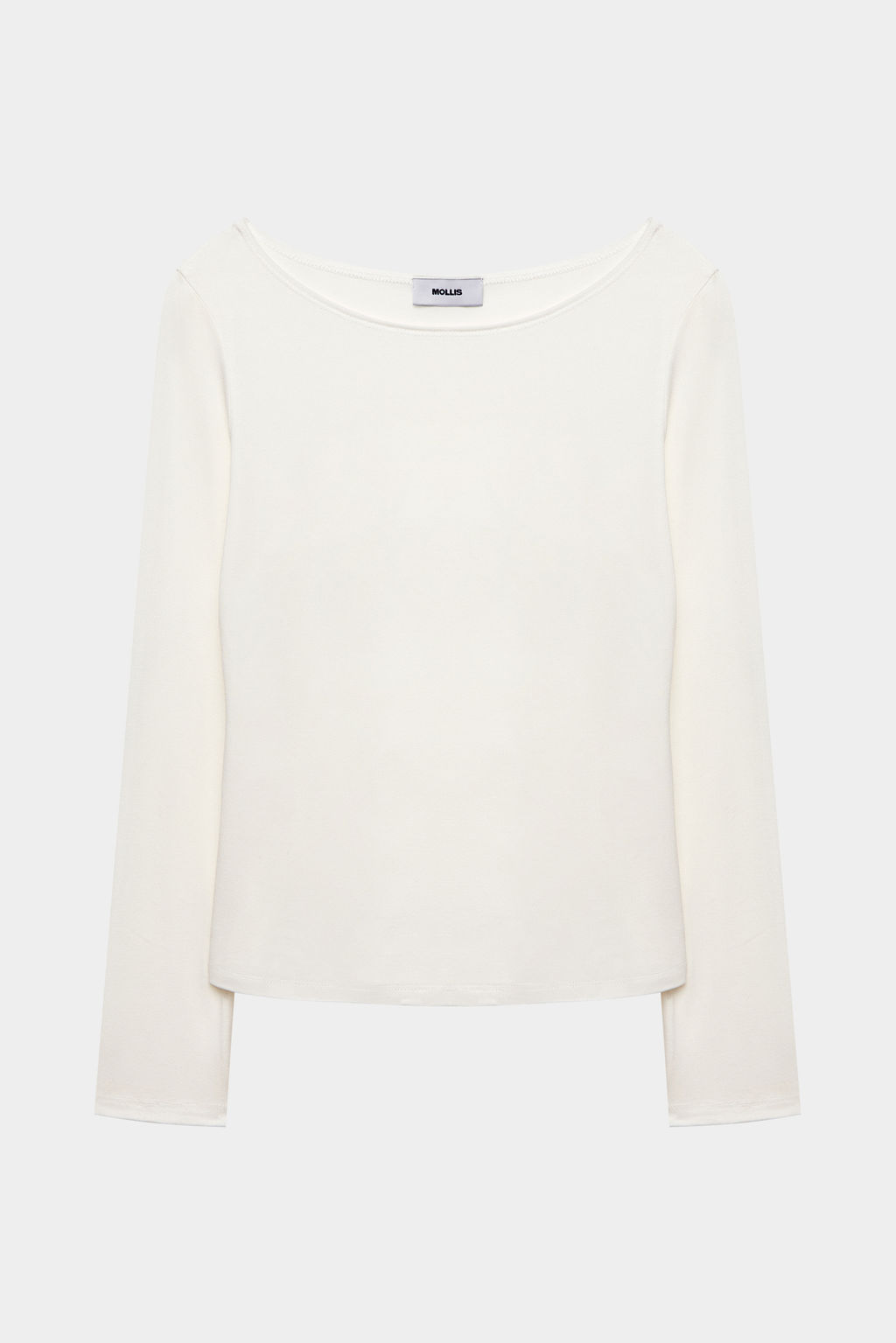 Лонгслив из трикотажа с вырезом лодочка - Mollis фото 10