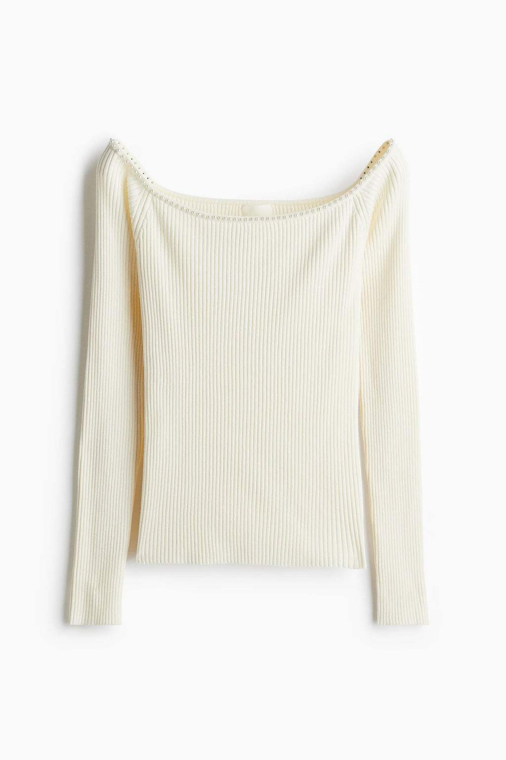 Top off-the-shoulder con cuentas - H&m фото 5