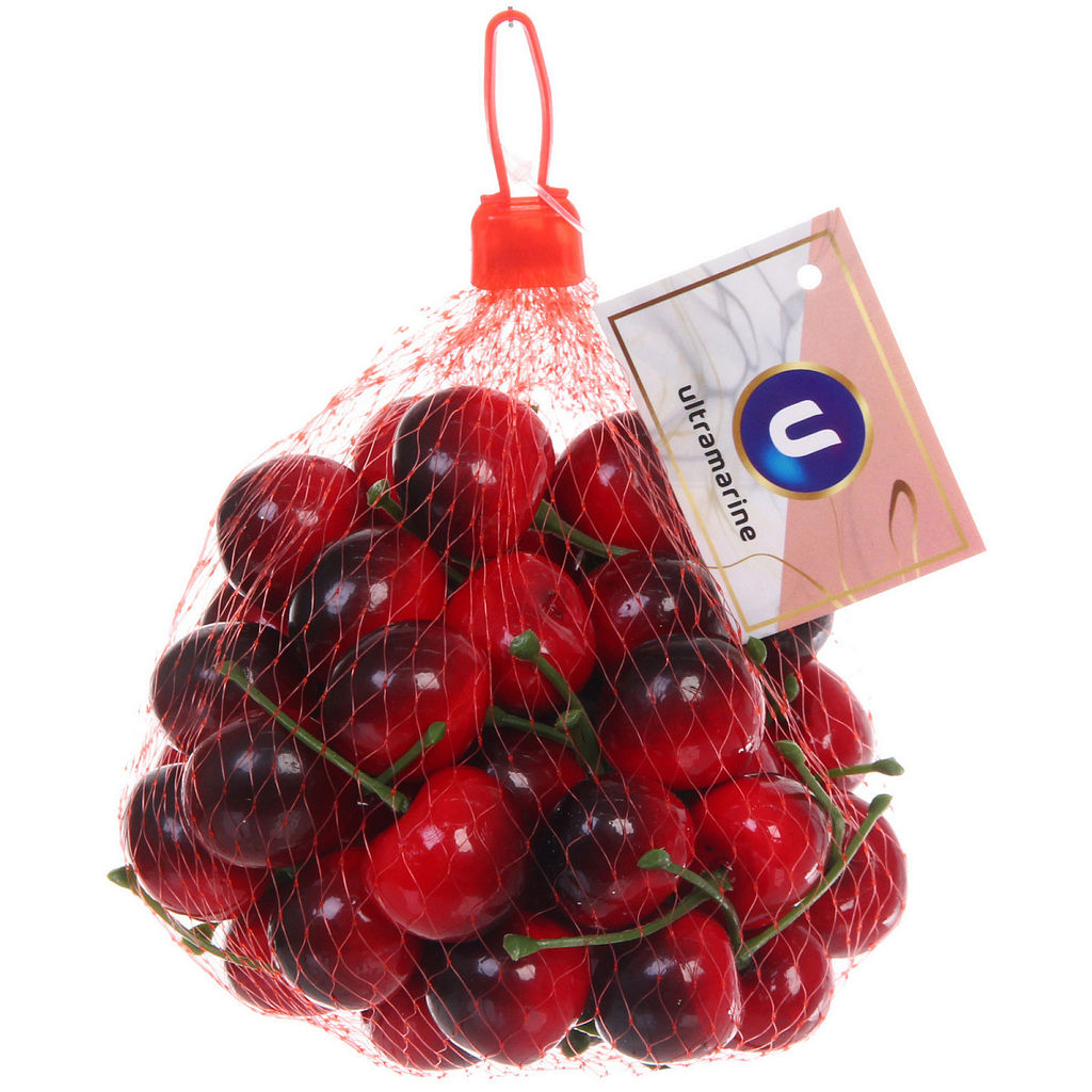 Цена за 3 шт. Муляж "Вишня" 50шт в сетке