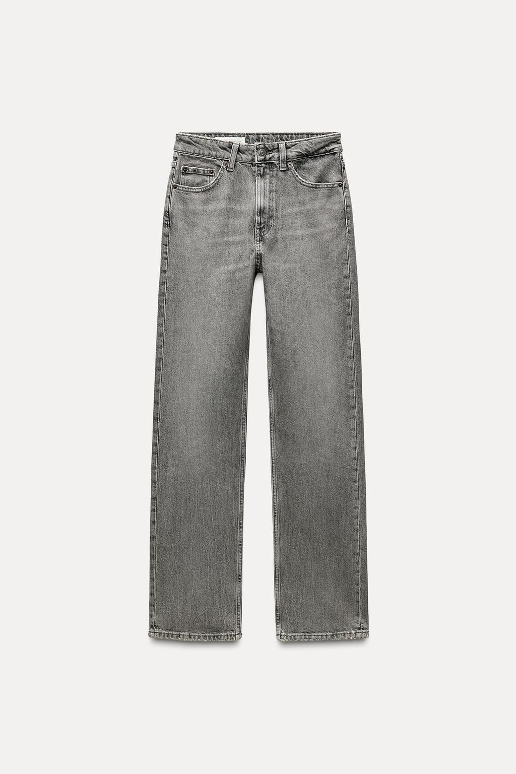 TRF STRAIGHT HIGH-WAIST JEANS - Zara фото 17
