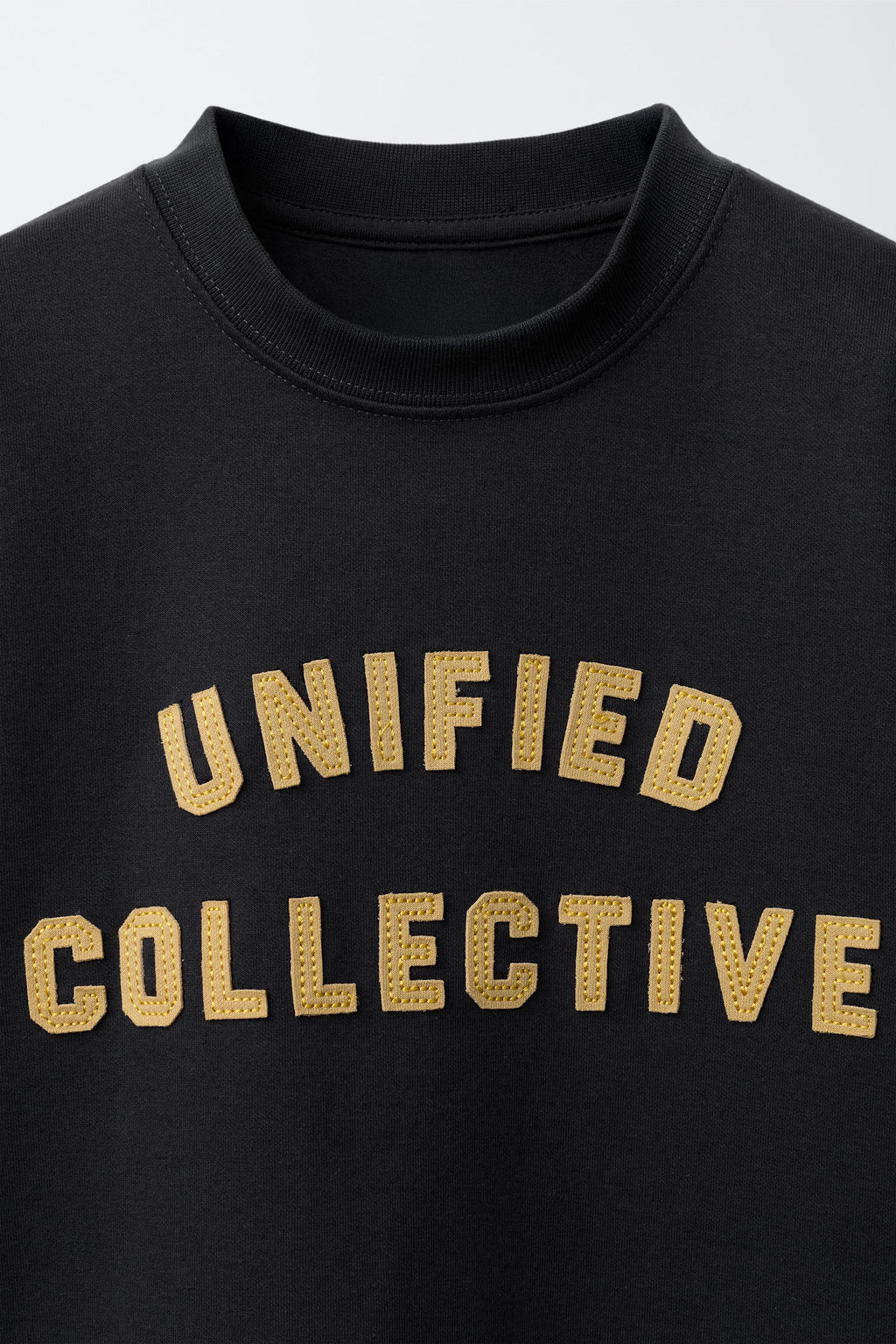 DOUBLE SLEEVE VARSITY INTERLOCK SWEATSHIRT - Zara фото 3