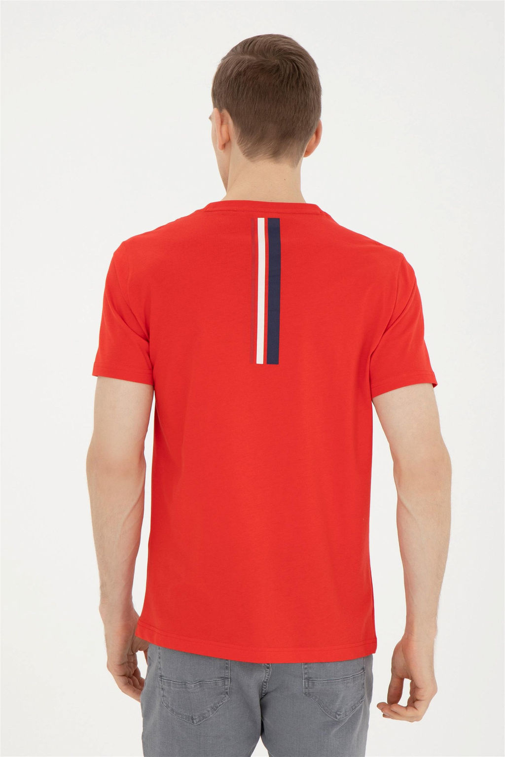 Мужская красная футболка - U.s. polo assn фото 5