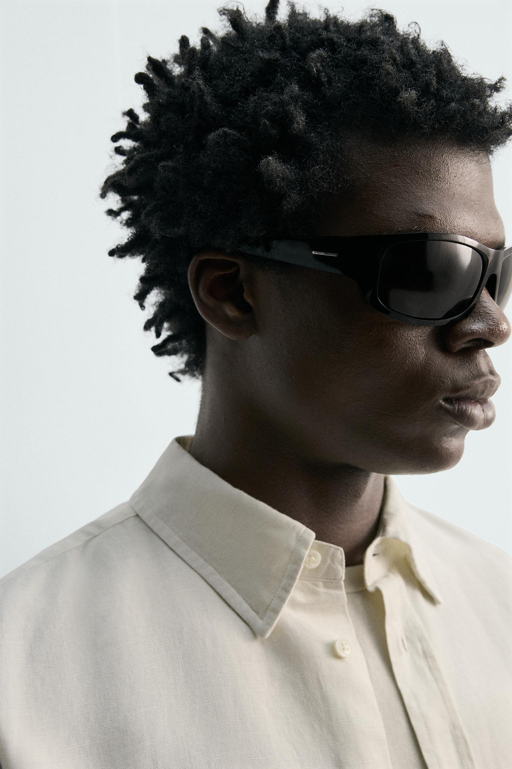 CAMISA REGULAR FIT C??AMO - ALGOD?N / Blanco - Zara фото 5