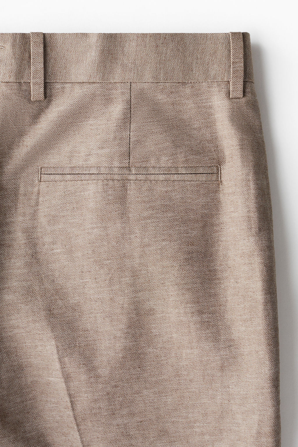 Pantal?n sastre en mezcla de lino Regular Fit - H&m фото 4
