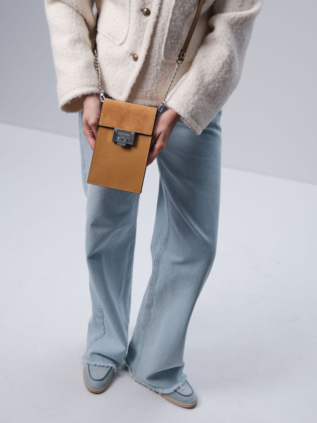 Сумка на плечо кросс-боди Deboro 30350 глина