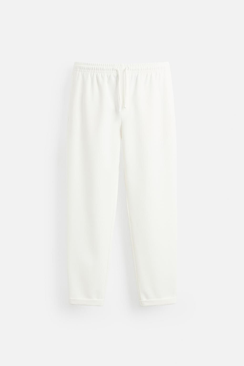 EASY CARE JOGGER WAIST TROUSERS - Zara фото 26