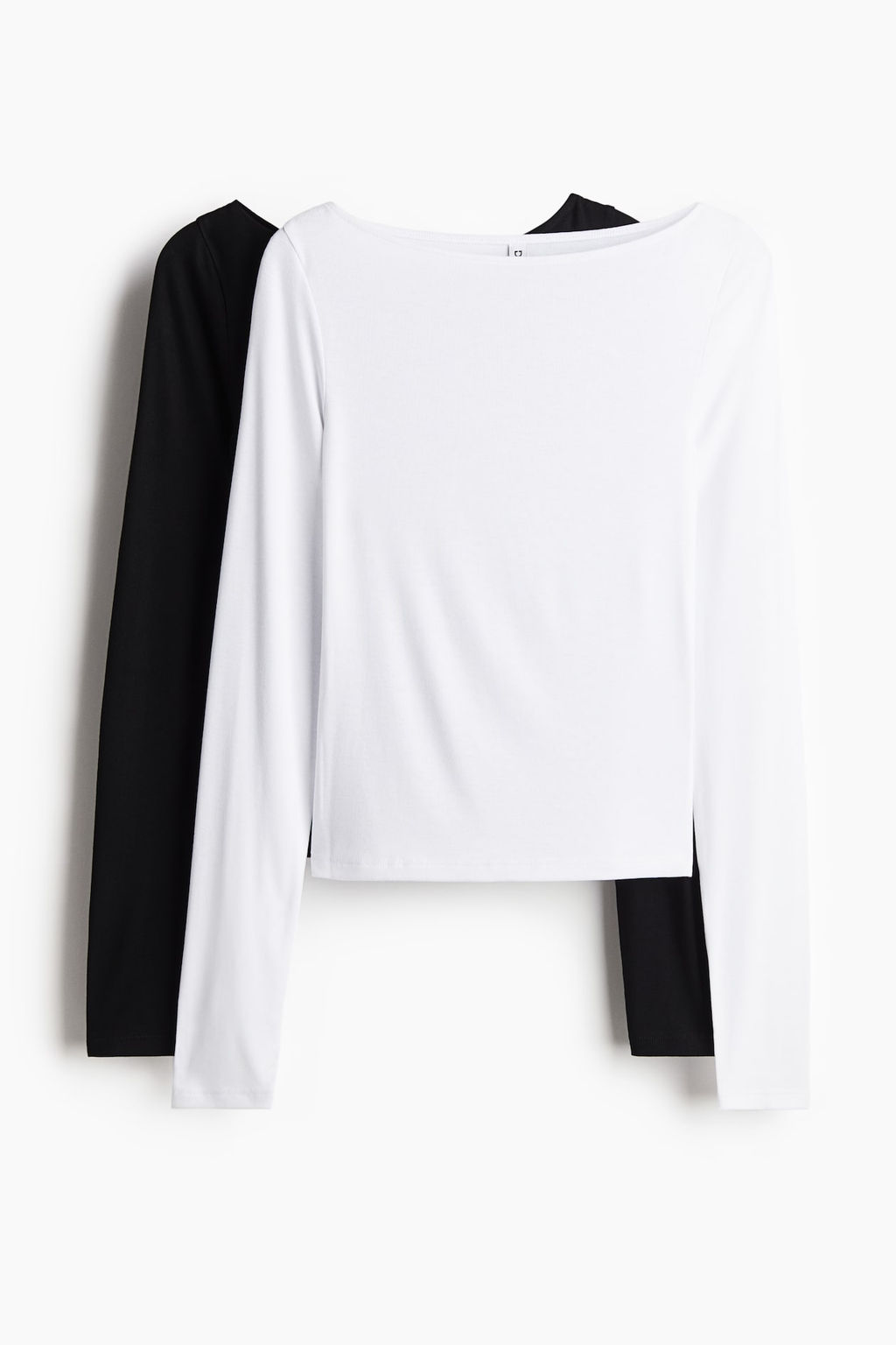2-pack ribbed boat-neck tops - H&m фото 5