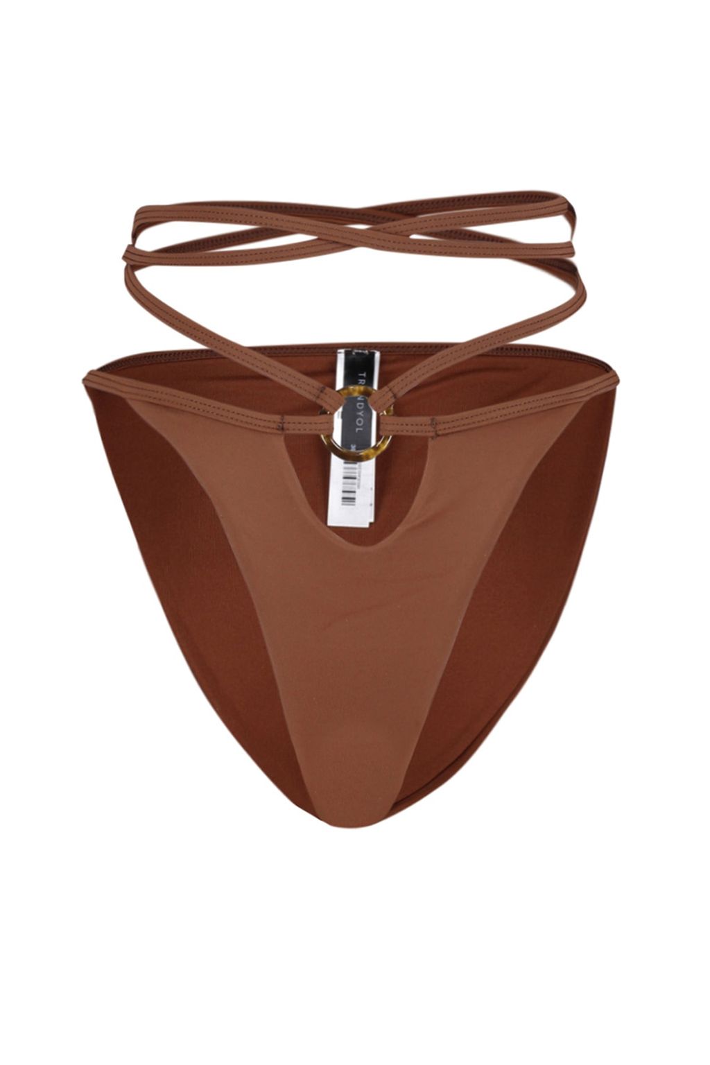 Ekru Aksesuarl? High Leg Bikini Alt? TBESS23BA00179 - Trendyolmilla фото 7