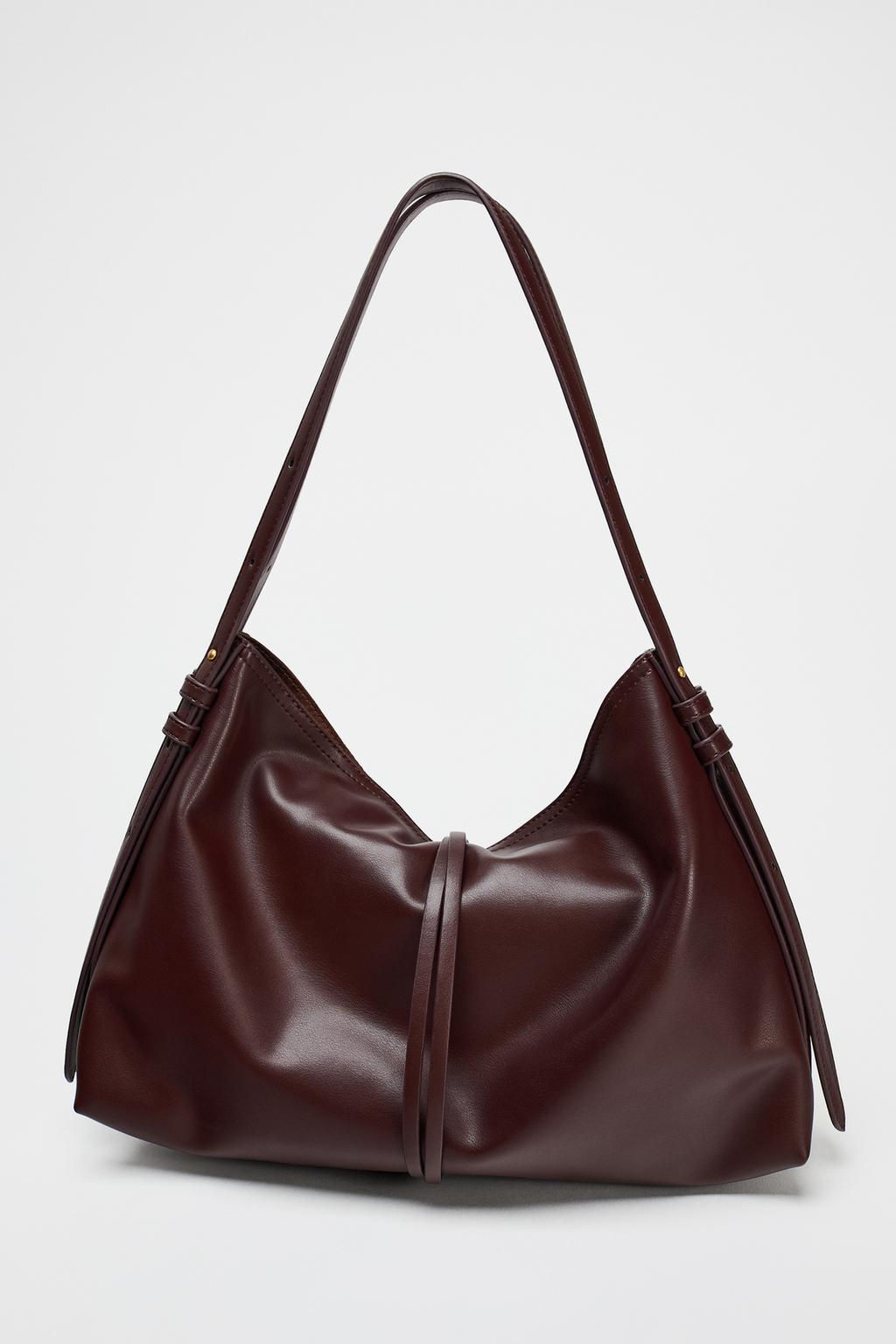 METAL DETAIL BUCKET SHOULDER BAG - Zara фото 10
