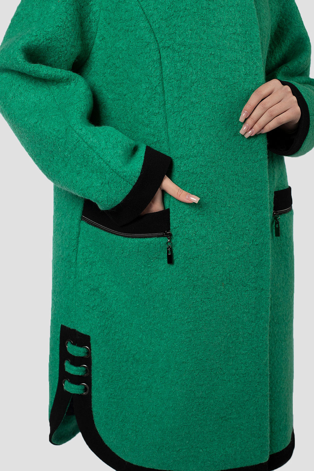 01-11954 Пальто женское демисезонное - El podio фото 6