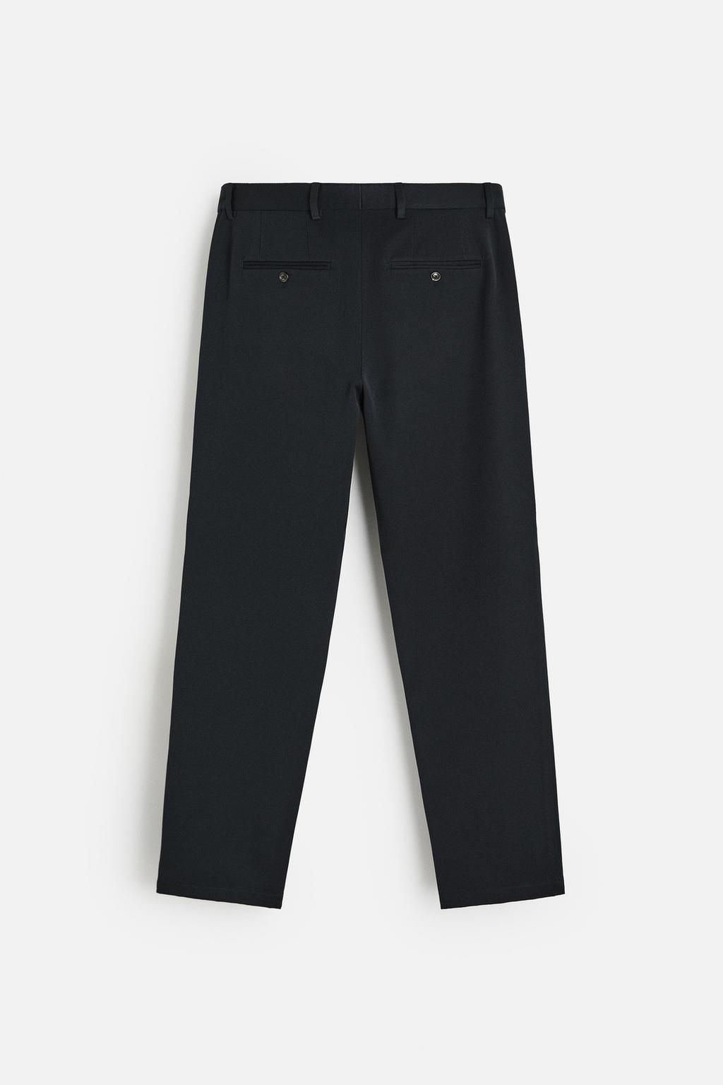 COTTON - WOOL TROUSERS - Zara фото 17