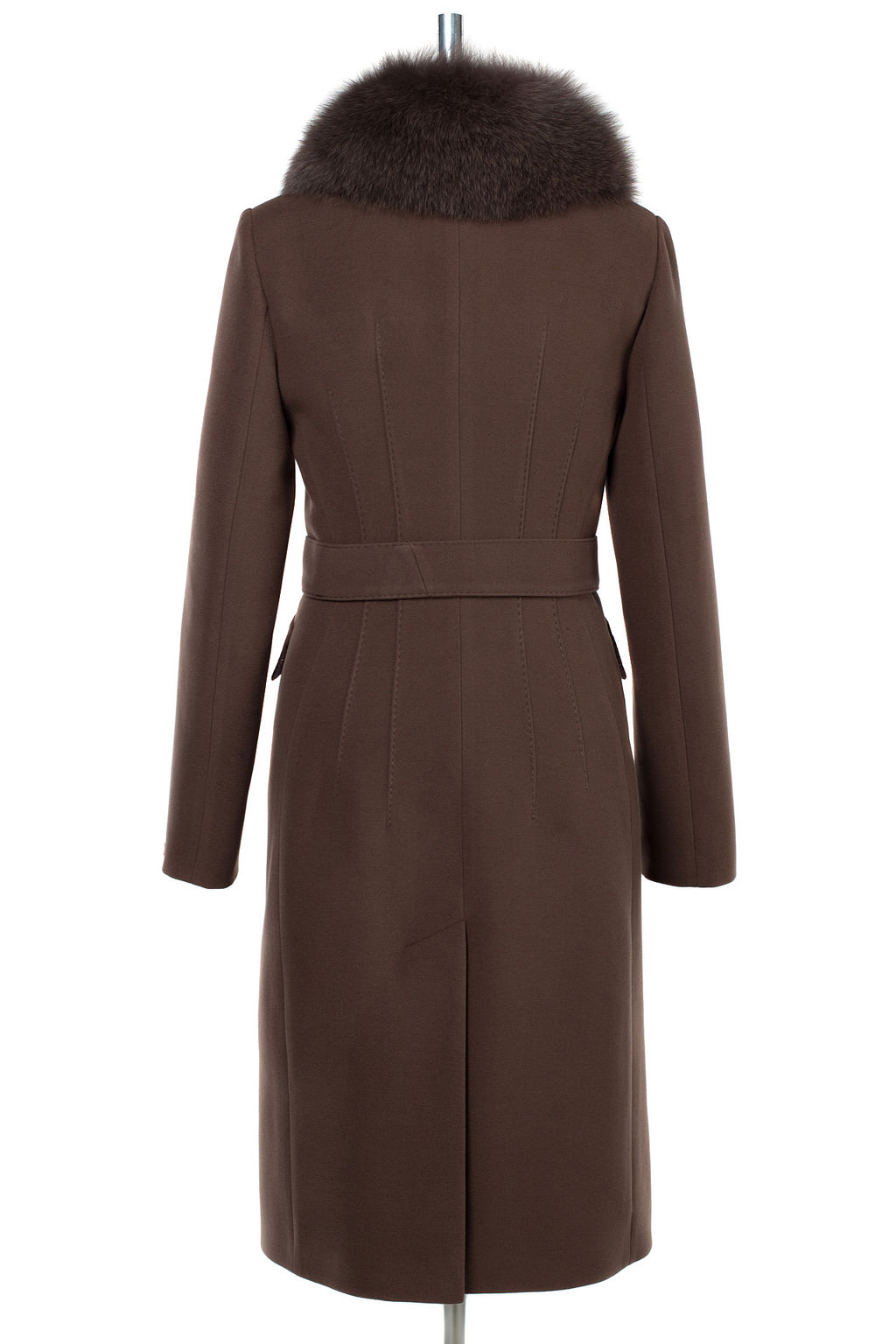 Мех натуральный (песец) Пальто утепленное Холлофайбер 300 - El podio фото 5