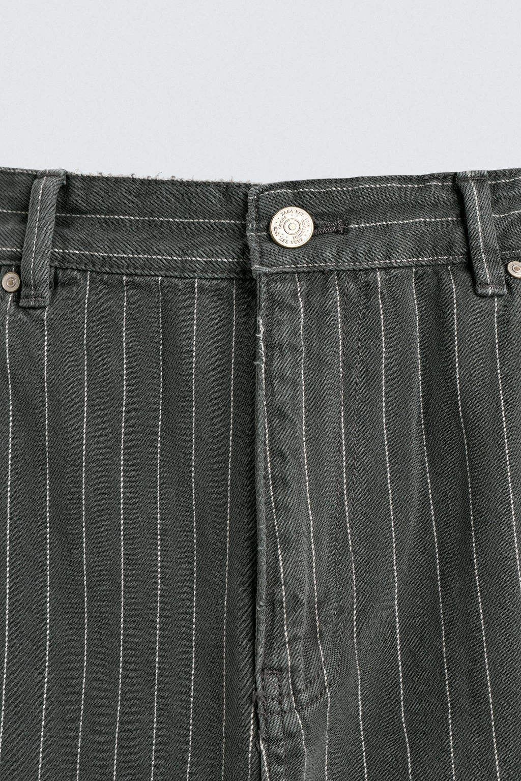 PINSTRIPE BAGGY FIT TROUSERS - Zara фото 9