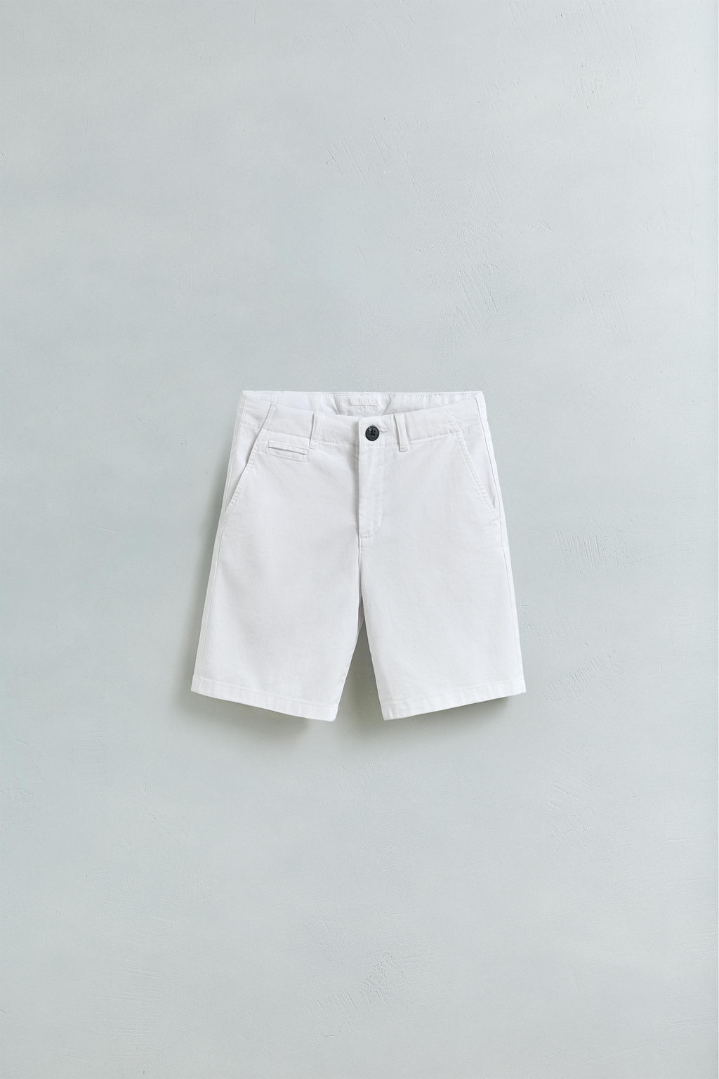 BASIC SLIM FIT CHINO BERMUDA SHORTS - Zara фото 5