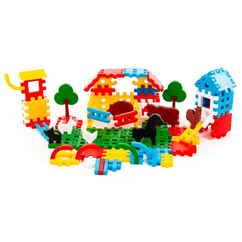 Конструктор Фермер (112 элементов) (в мешке) - Полесье фото 5