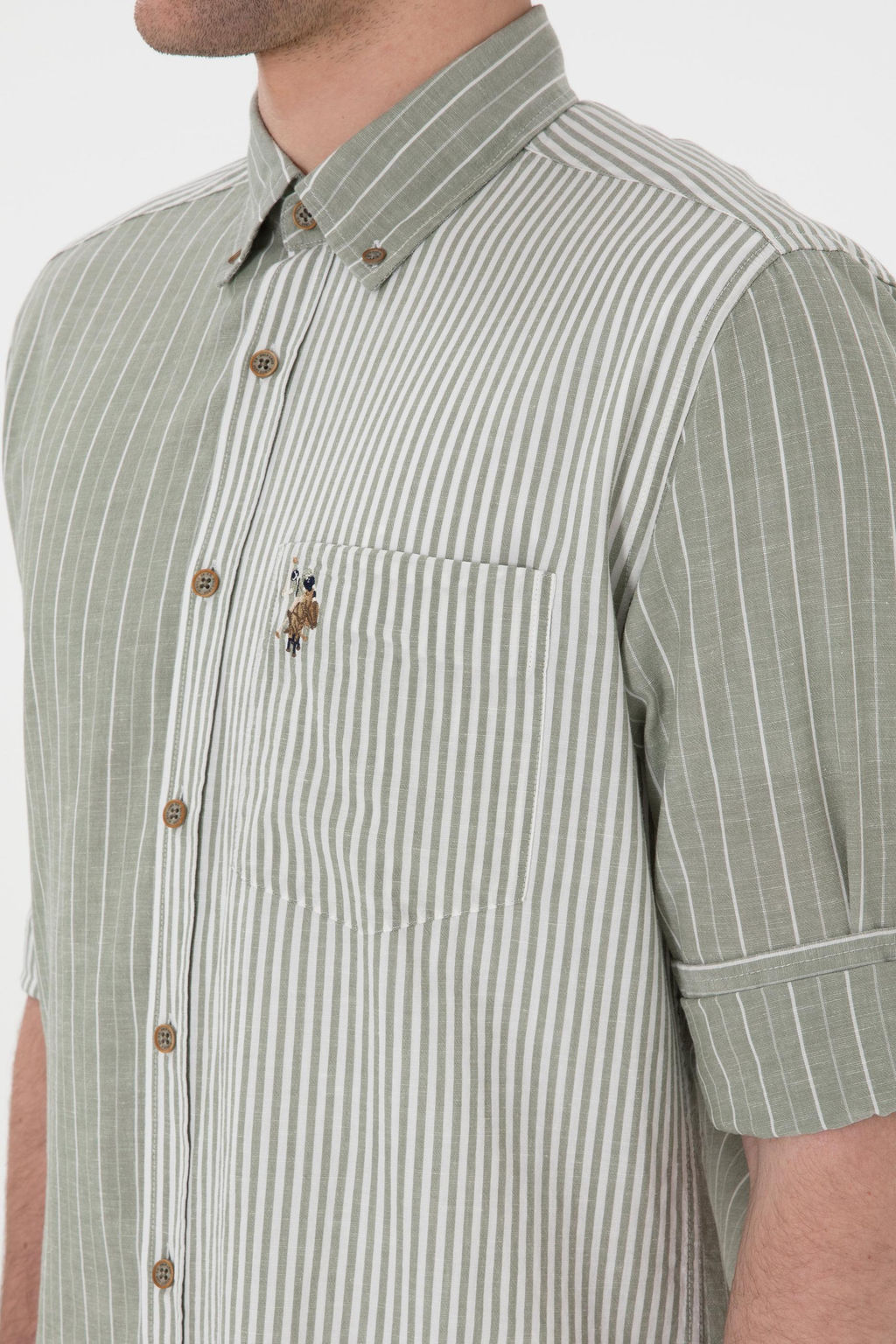 Erkek Koyu Haki Uzun Kollu G_mlek Sepette S_rpriz _ndirim - U.s. polo assn фото 7