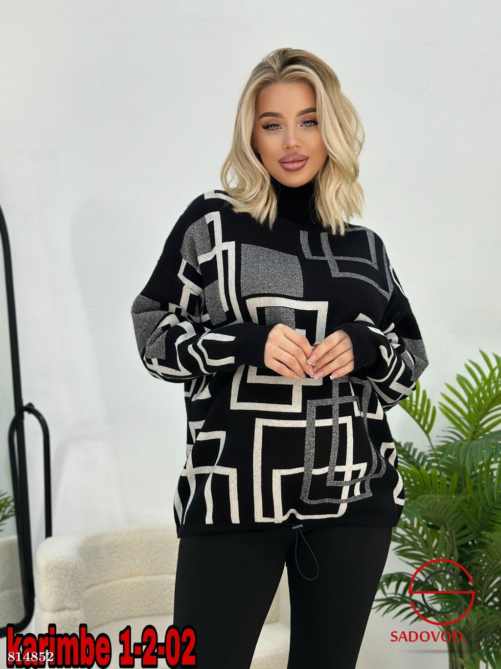 Кофта женская с принтом - Bruno фото 5