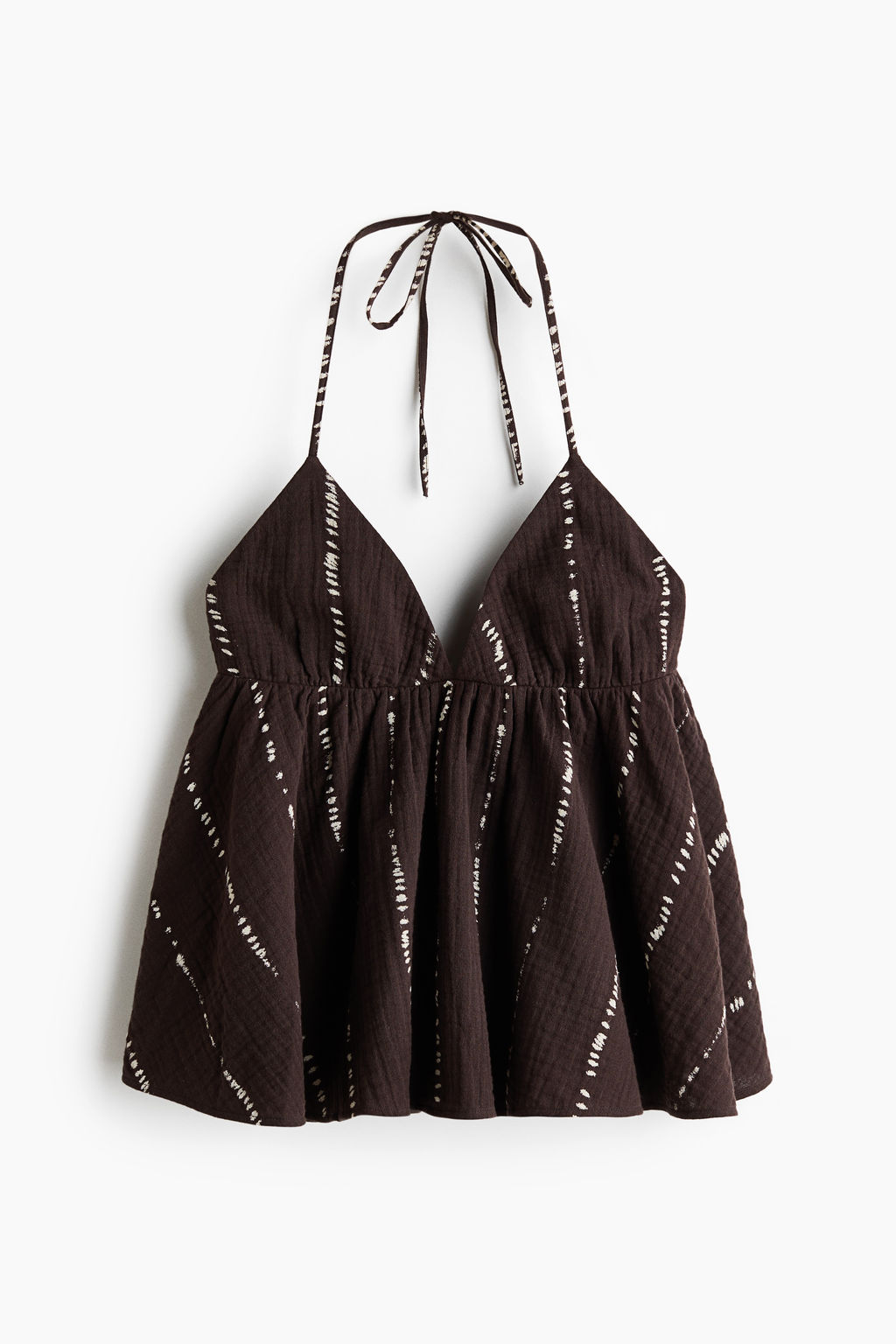 Cotton halterneck top - H&m фото 4