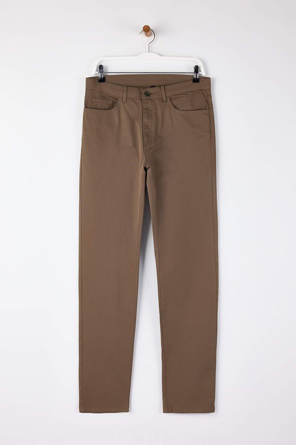 Haki Erkek Dokulu Kumas Pantolon TMNAW26PL00027 - Trendyolmilla фото 5