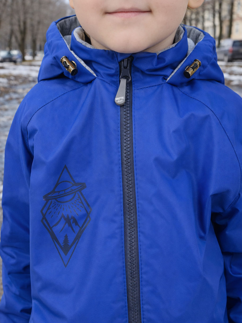 Комбинезон демисезонный синий - Arctic kids фото 3
