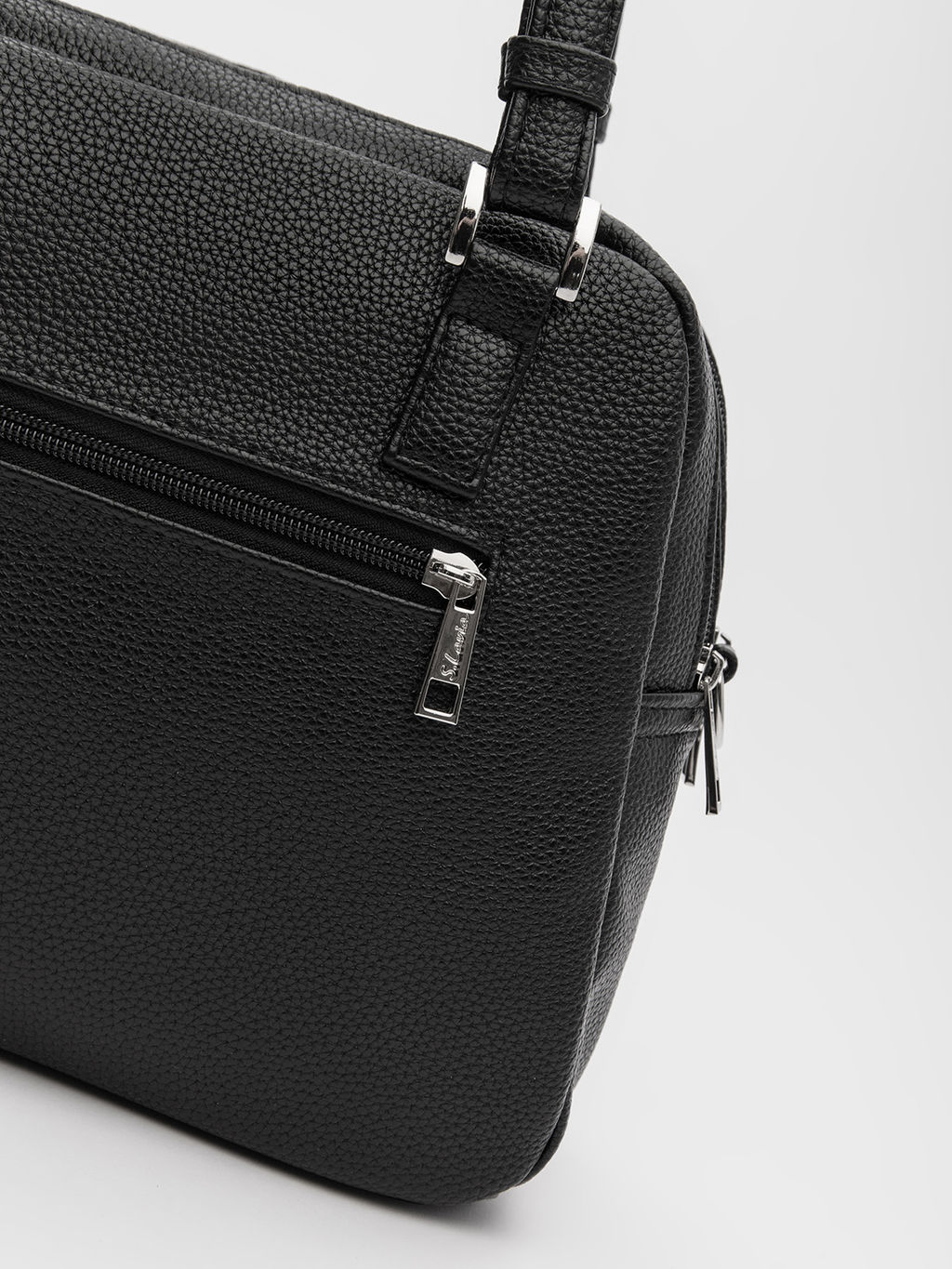 Чёрная сумка классическая S.Lavia  фото 4